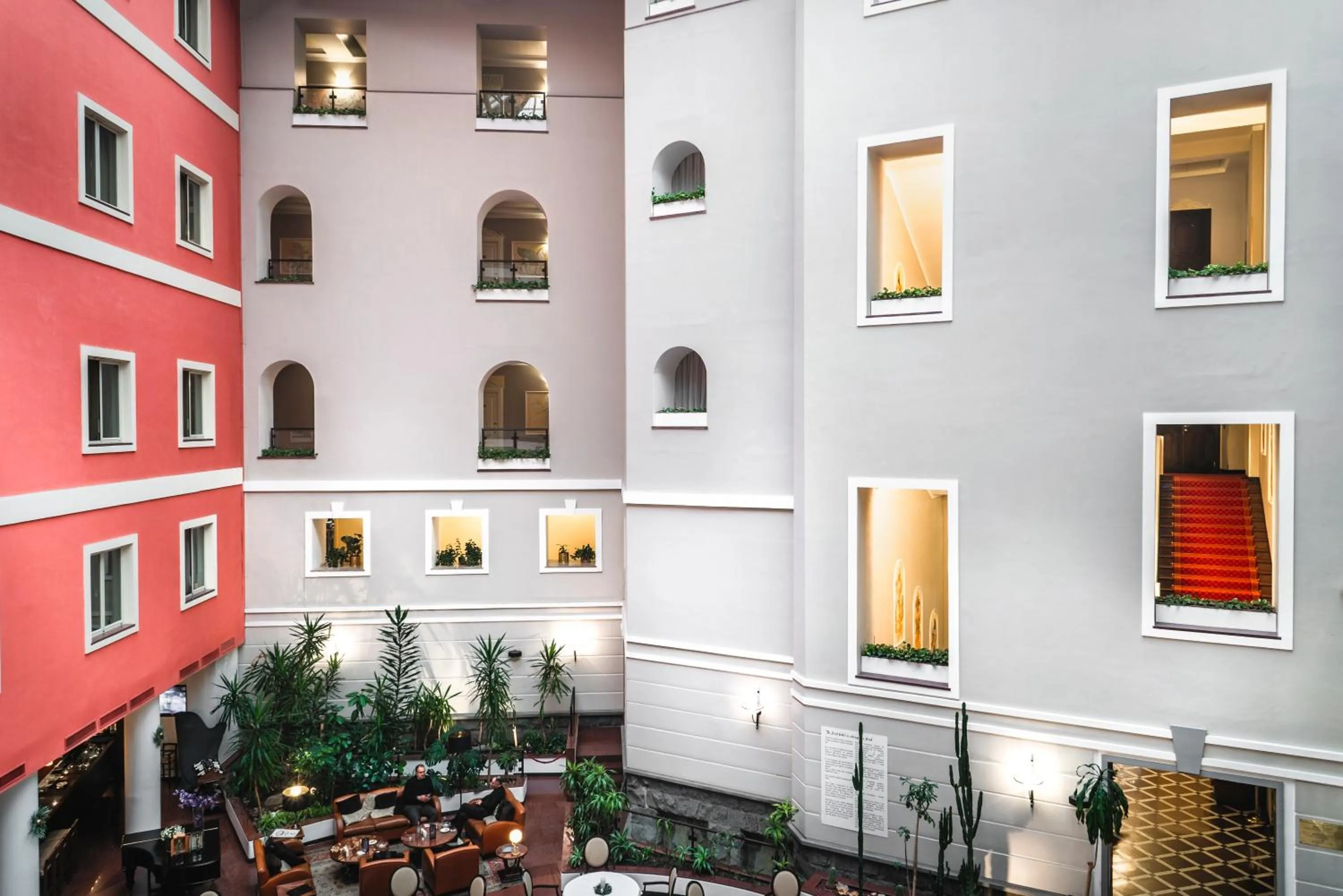 Patio in Grand Hotel Yerevan - Small Luxury Hotels of the World