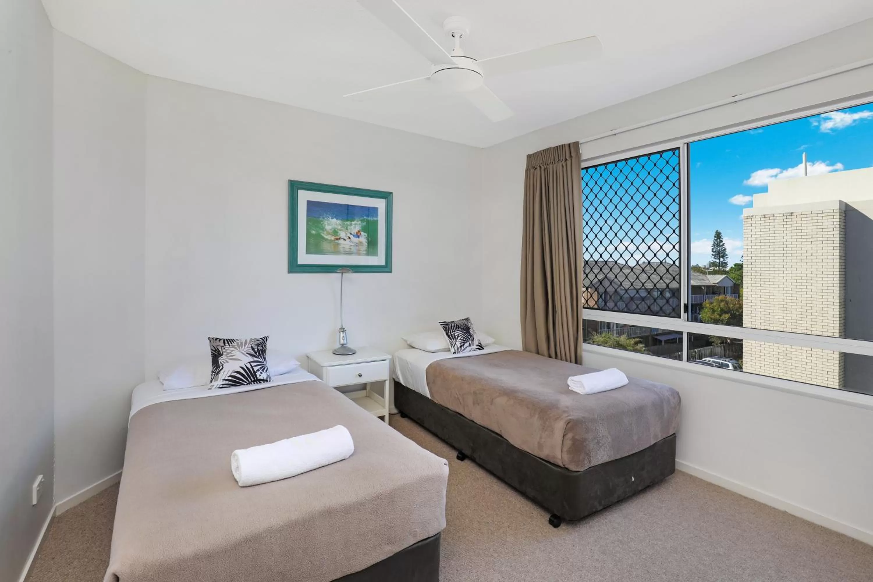 Bed in Beachside Resort Kawana Waters