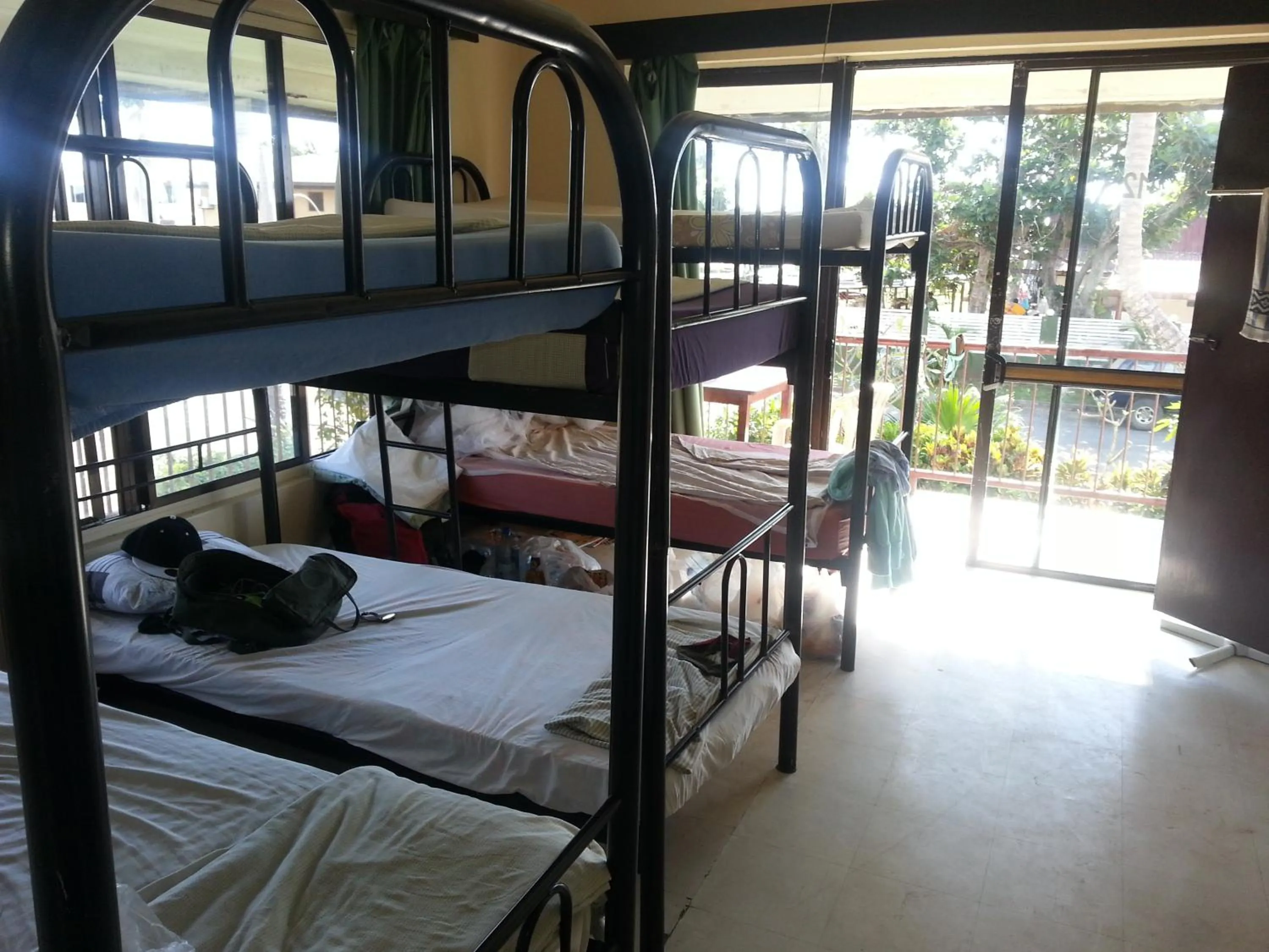 Photo of the whole room, Bed in Bamboo Backpackers