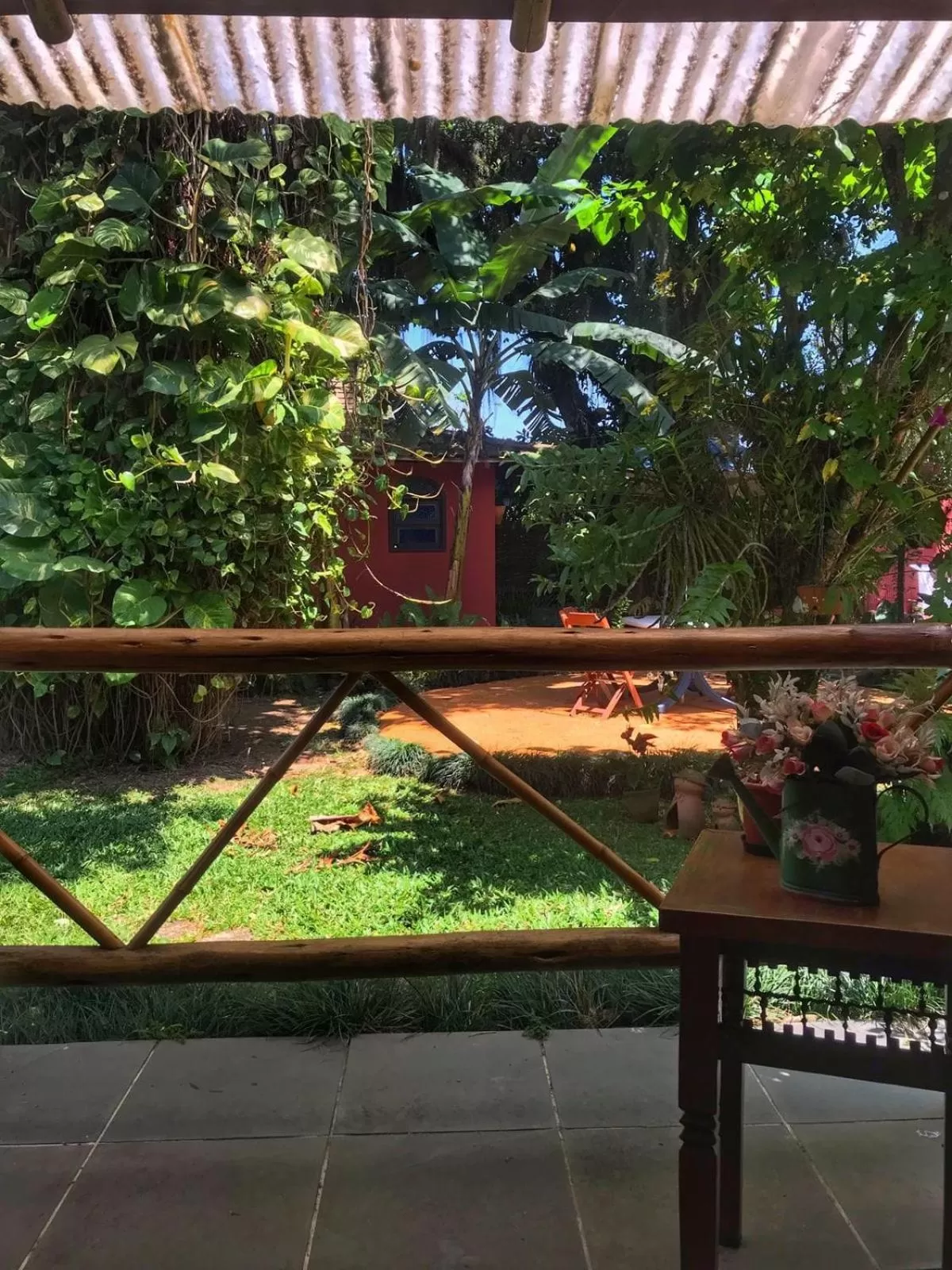 Garden view, Balcony/Terrace in Pousada Canto Bella Terra