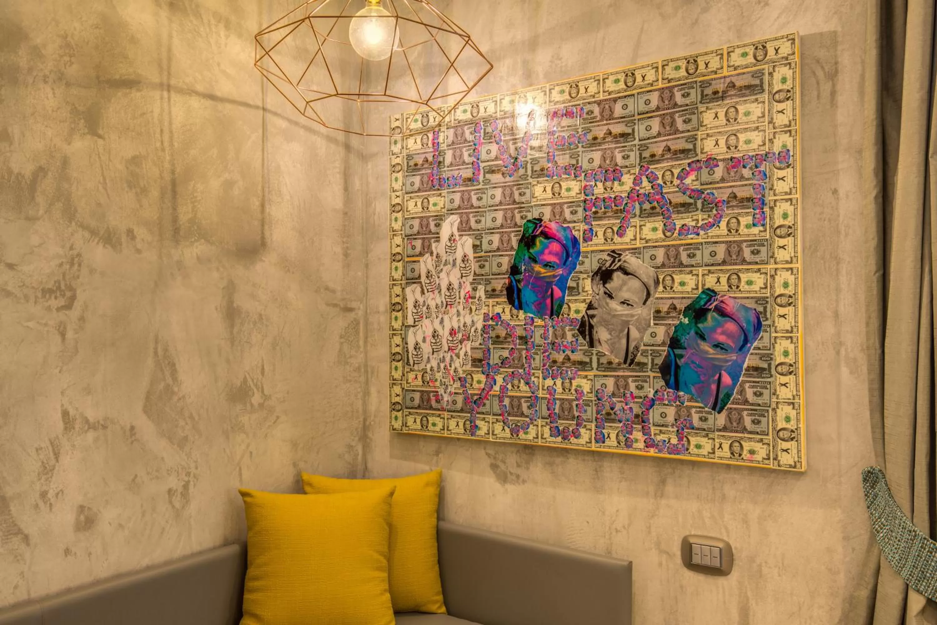 Decorative detail in Parlamento Boutique Hotel