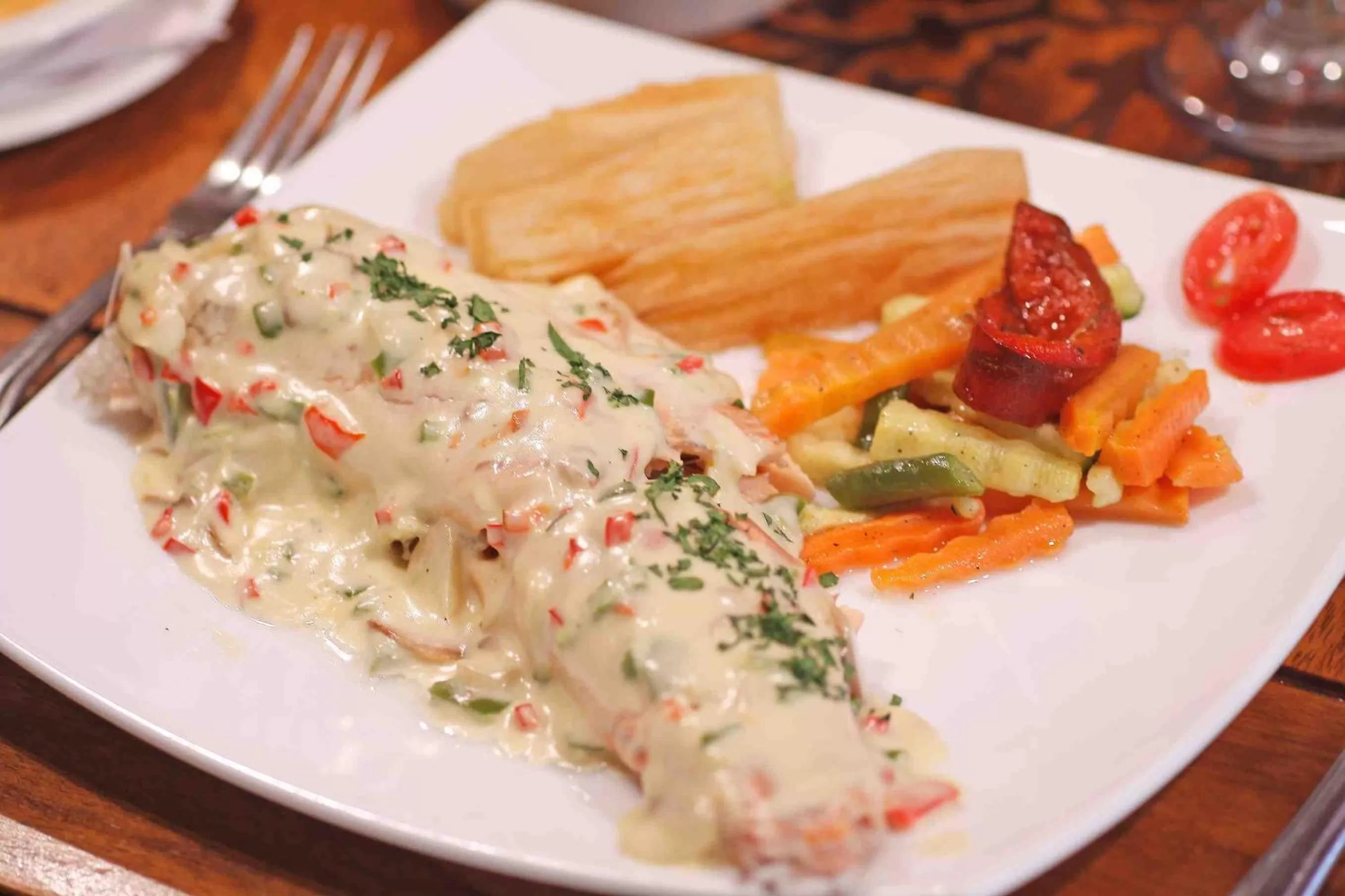 Restaurant/places to eat, Food in Hacienda Hostería Dos Chorreras