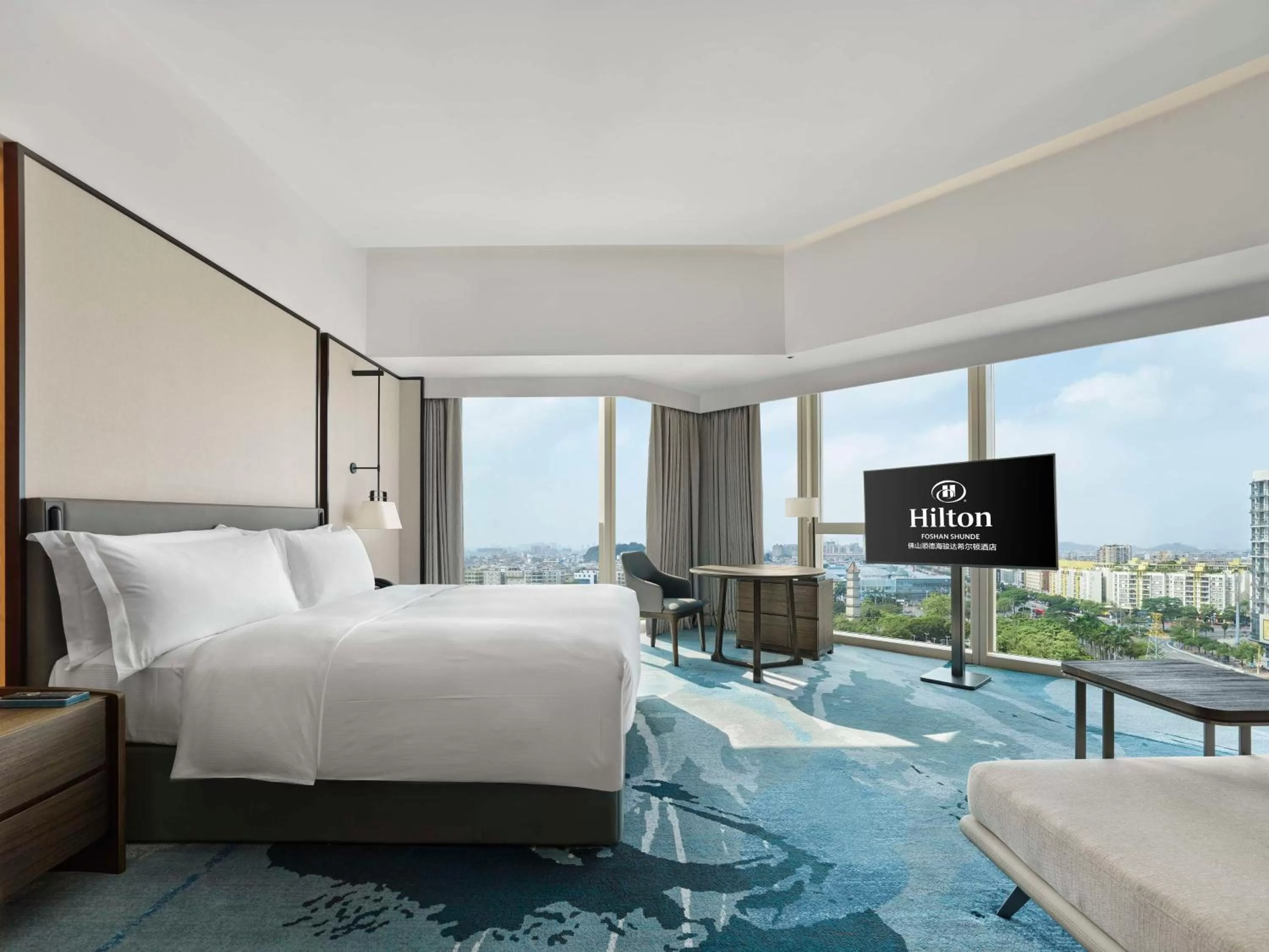 Bedroom, Bed in Hilton Foshan Shunde