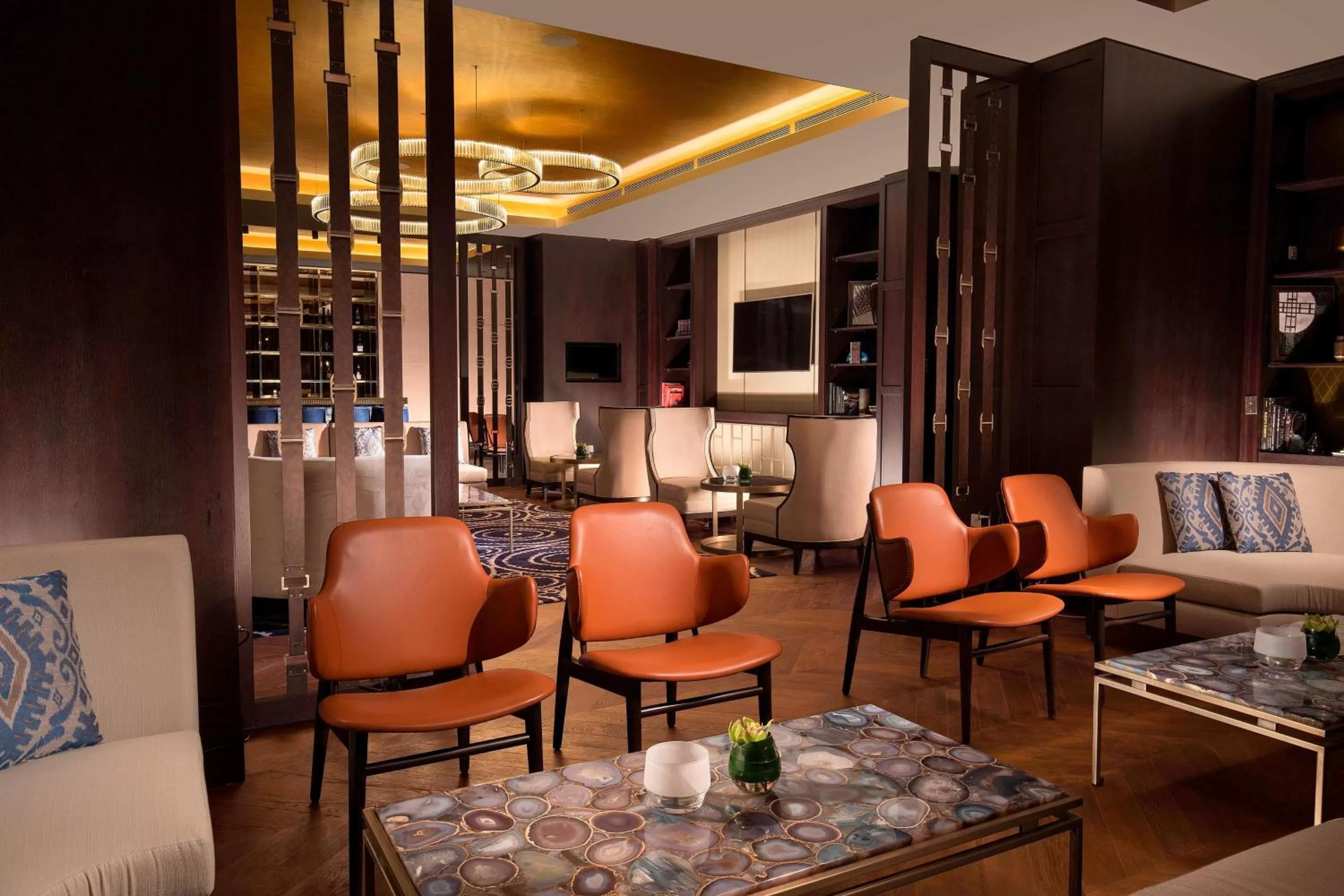 Lounge or bar in The St. Regis Astana