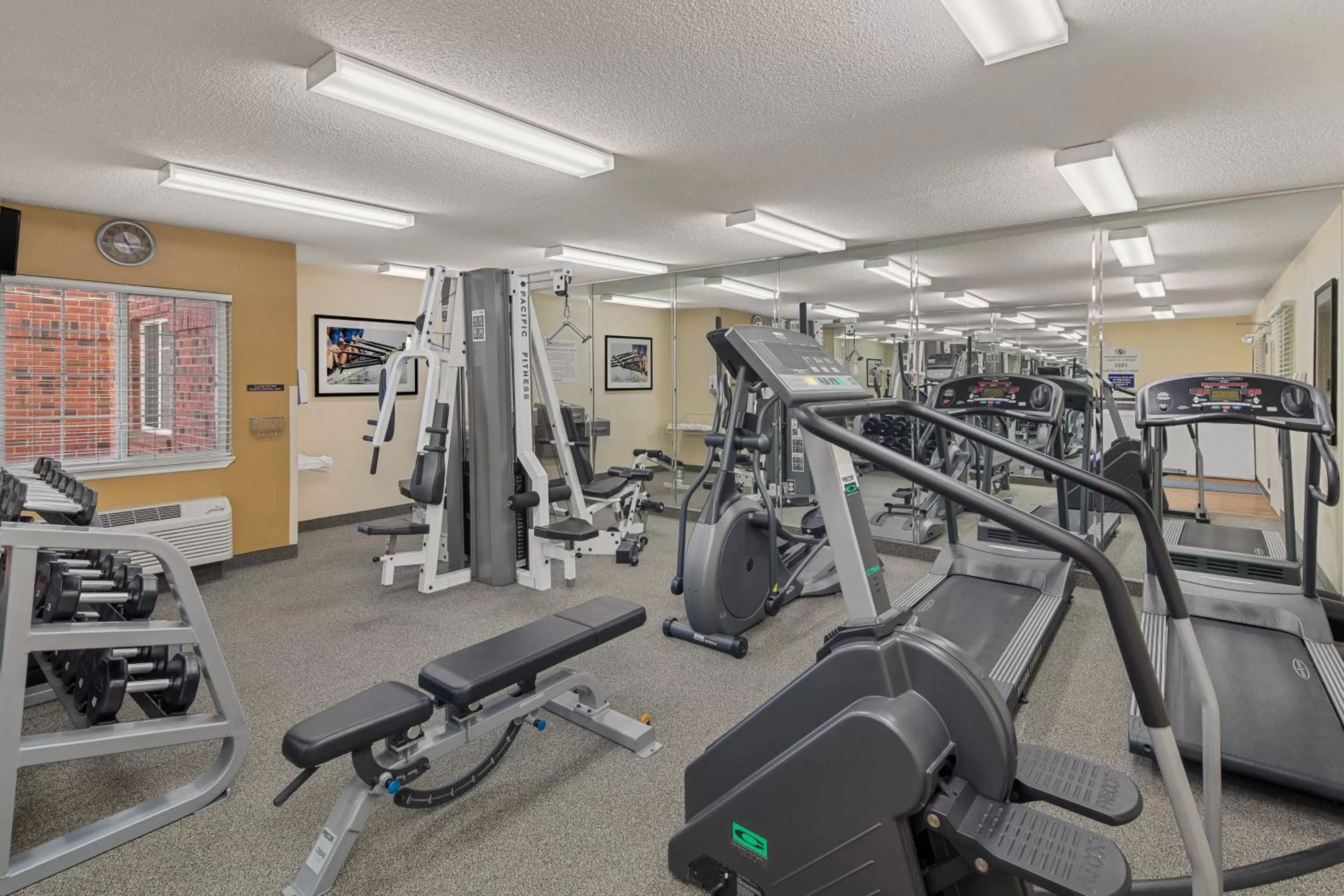 Fitness centre/facilities in Candlewood Suites Raleigh Crabtree by IHG