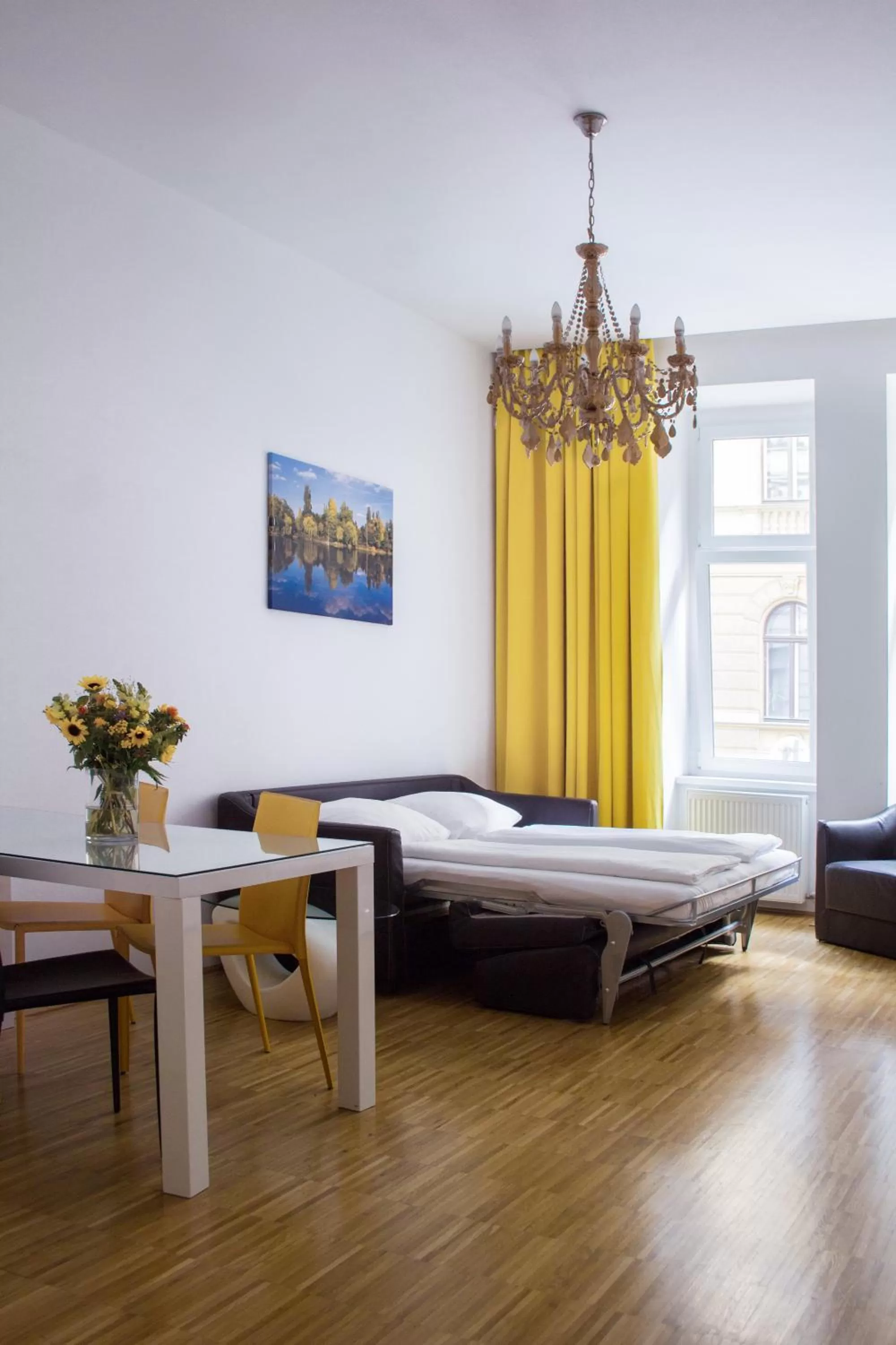 Bed in Pension Pharmador