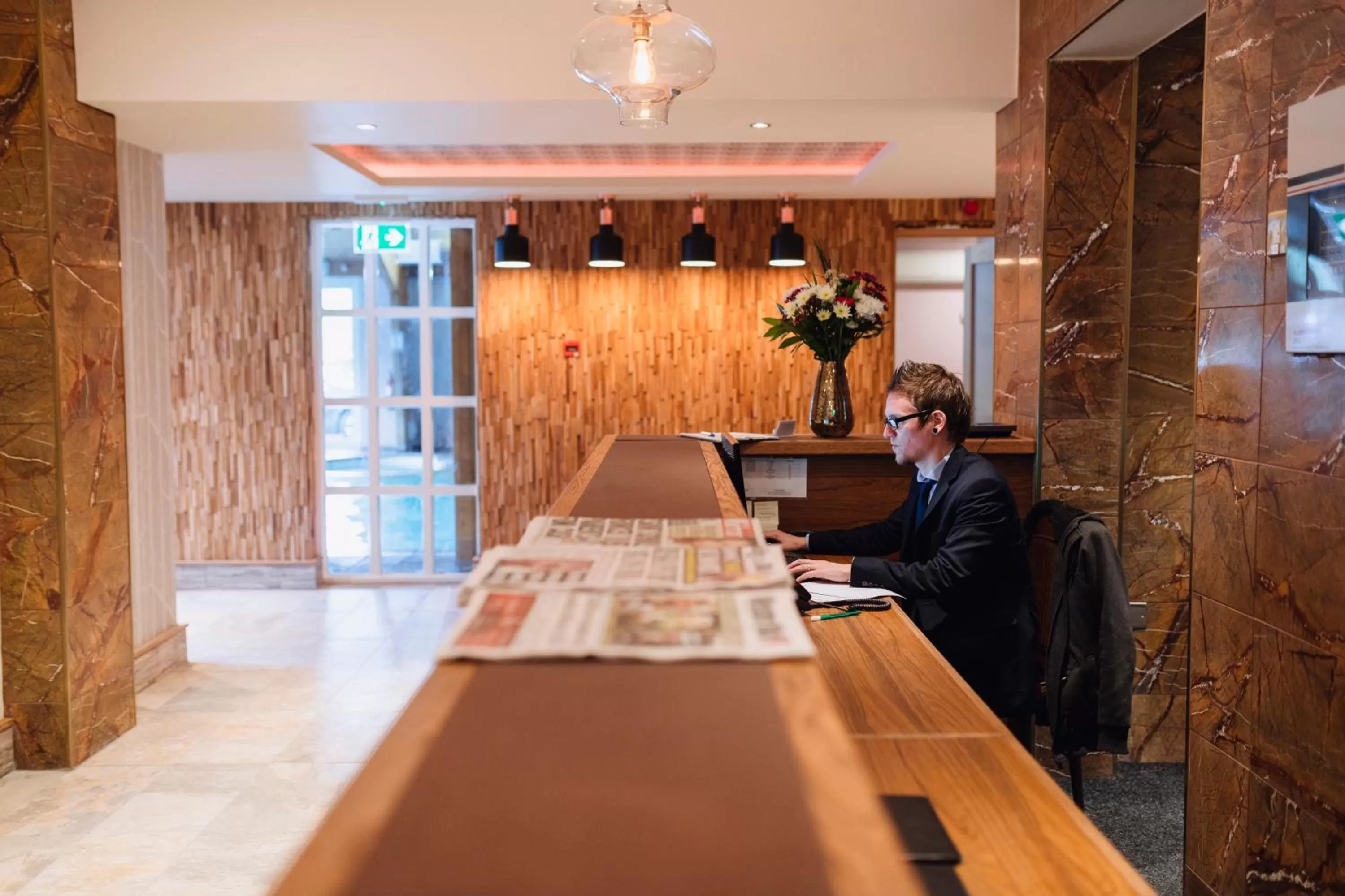 Lobby or reception in Heritage Park Pontypridd, Trademark Collection by Wyndham