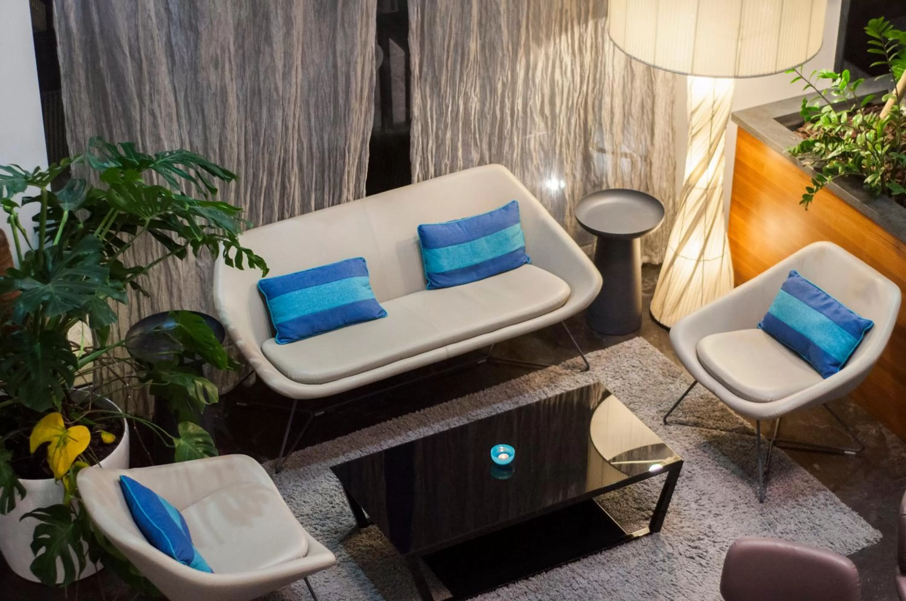 Seating area in The George, Urban Boutique Hotel