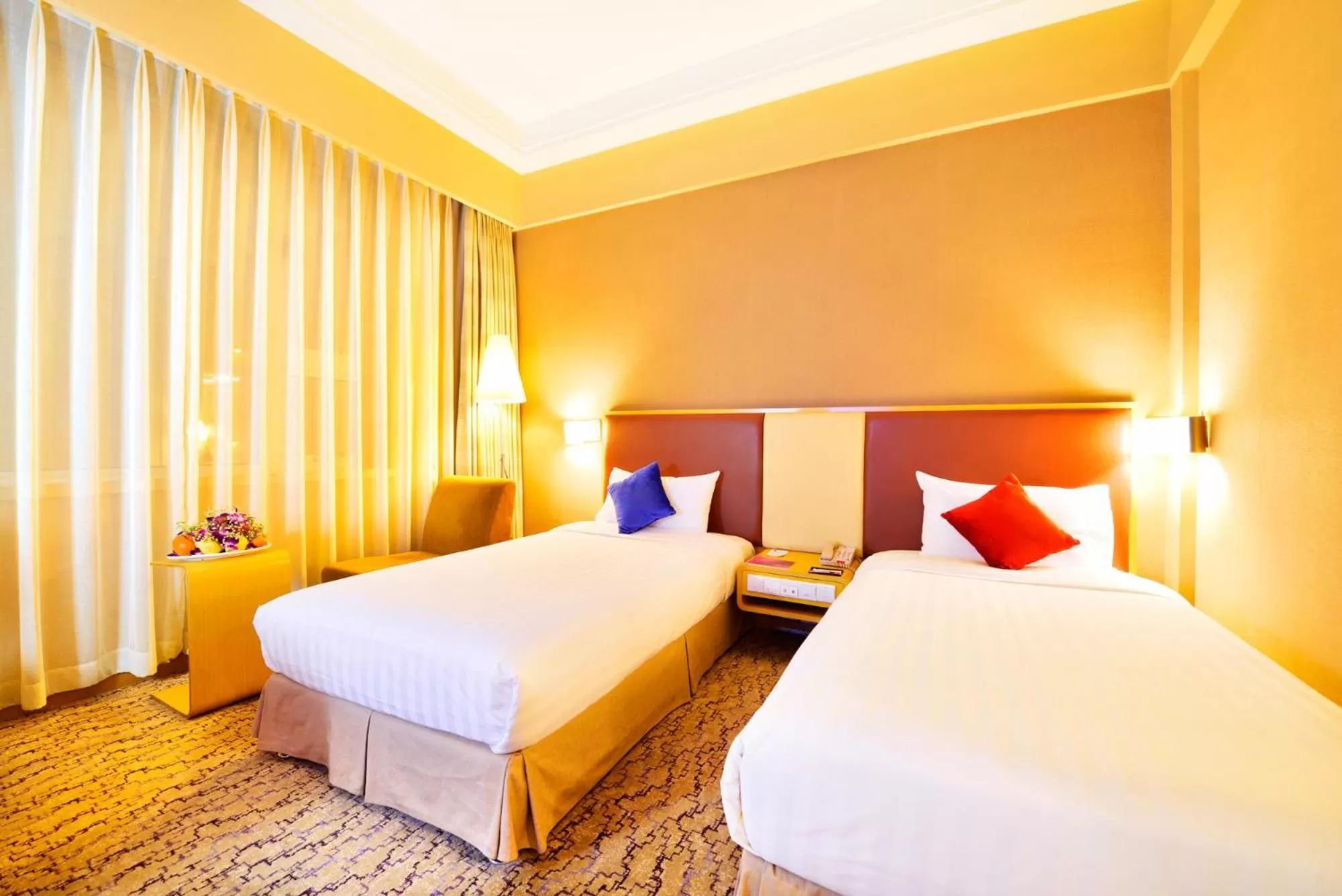 Photo of the whole room, Bed in Beijing XinQiao Hotel