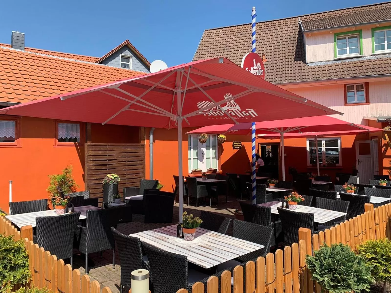 Patio in Altstadthotel Ilsenburg