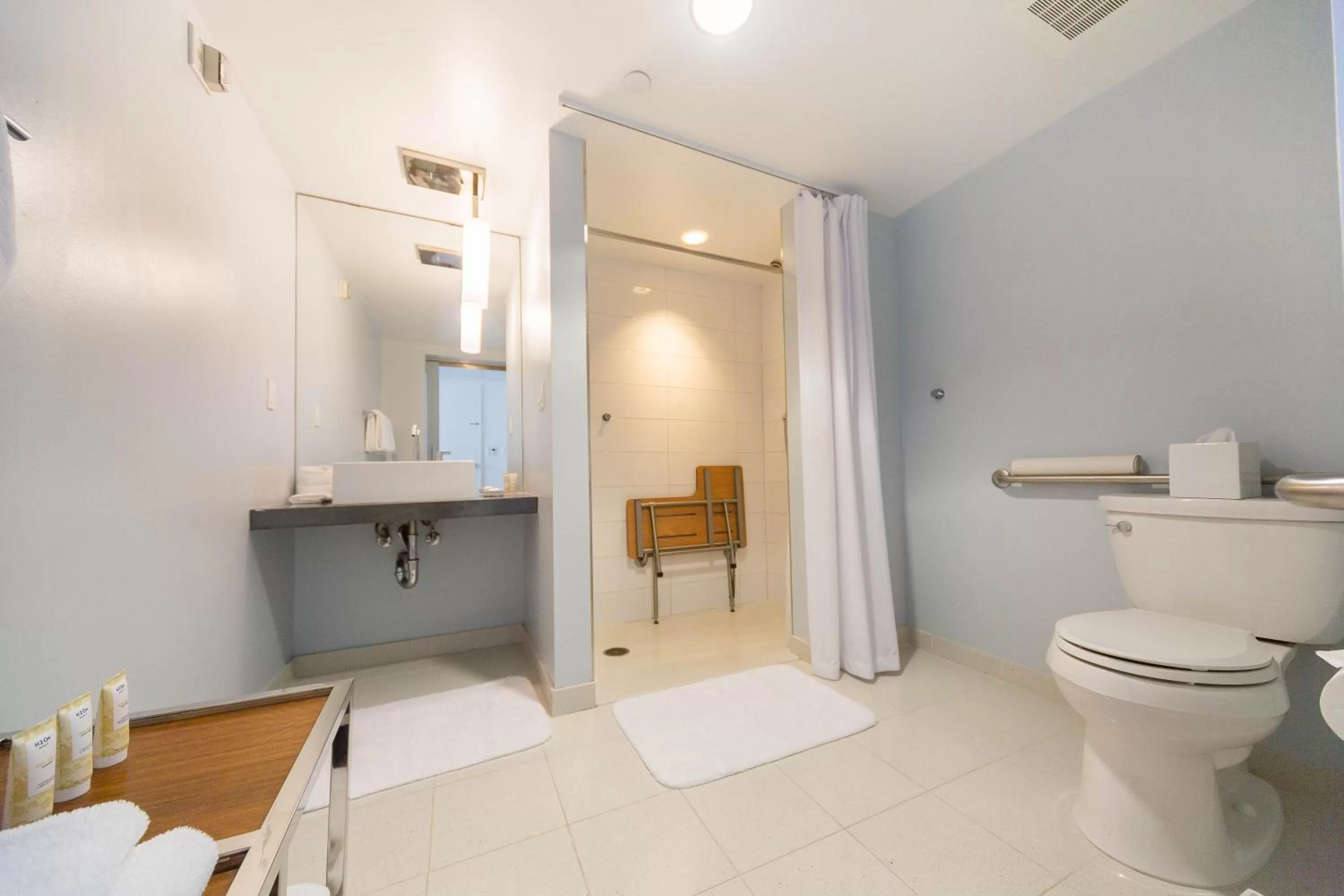 Shower in Tower 23 Hotel