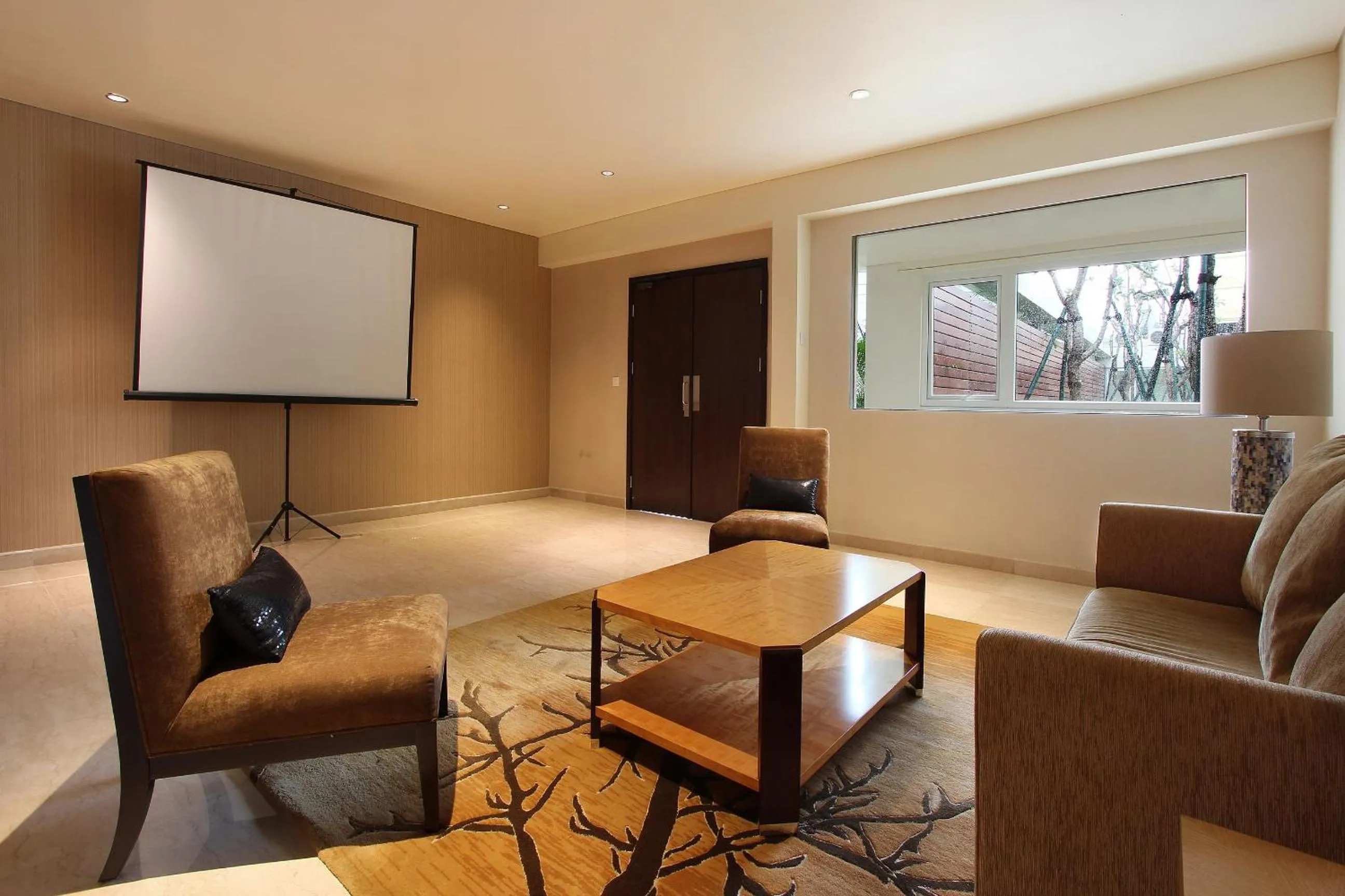 Communal lounge/ TV room in Dwijaya House of Pakubuwono