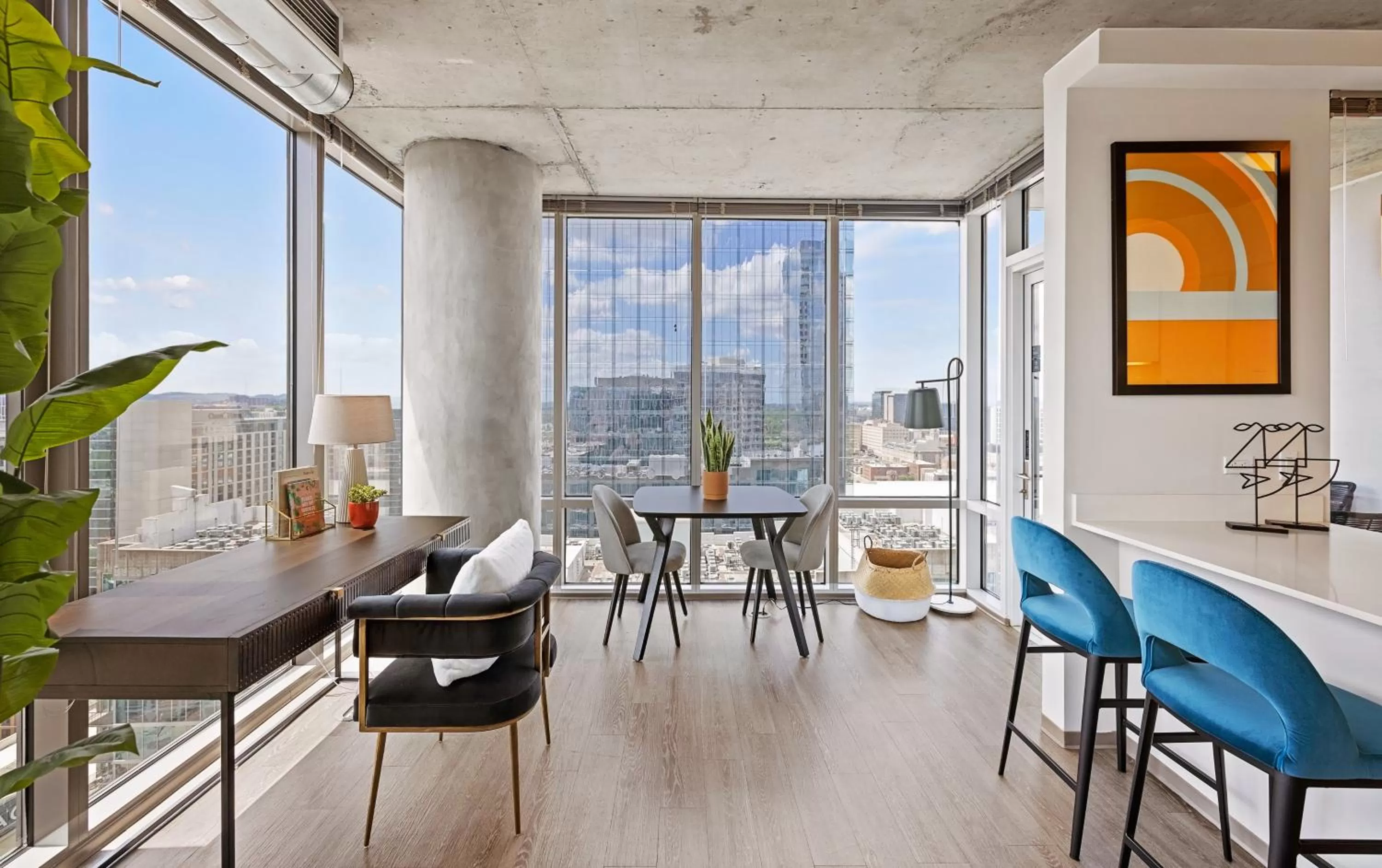 Seating area in Placemakr Premier SoBro