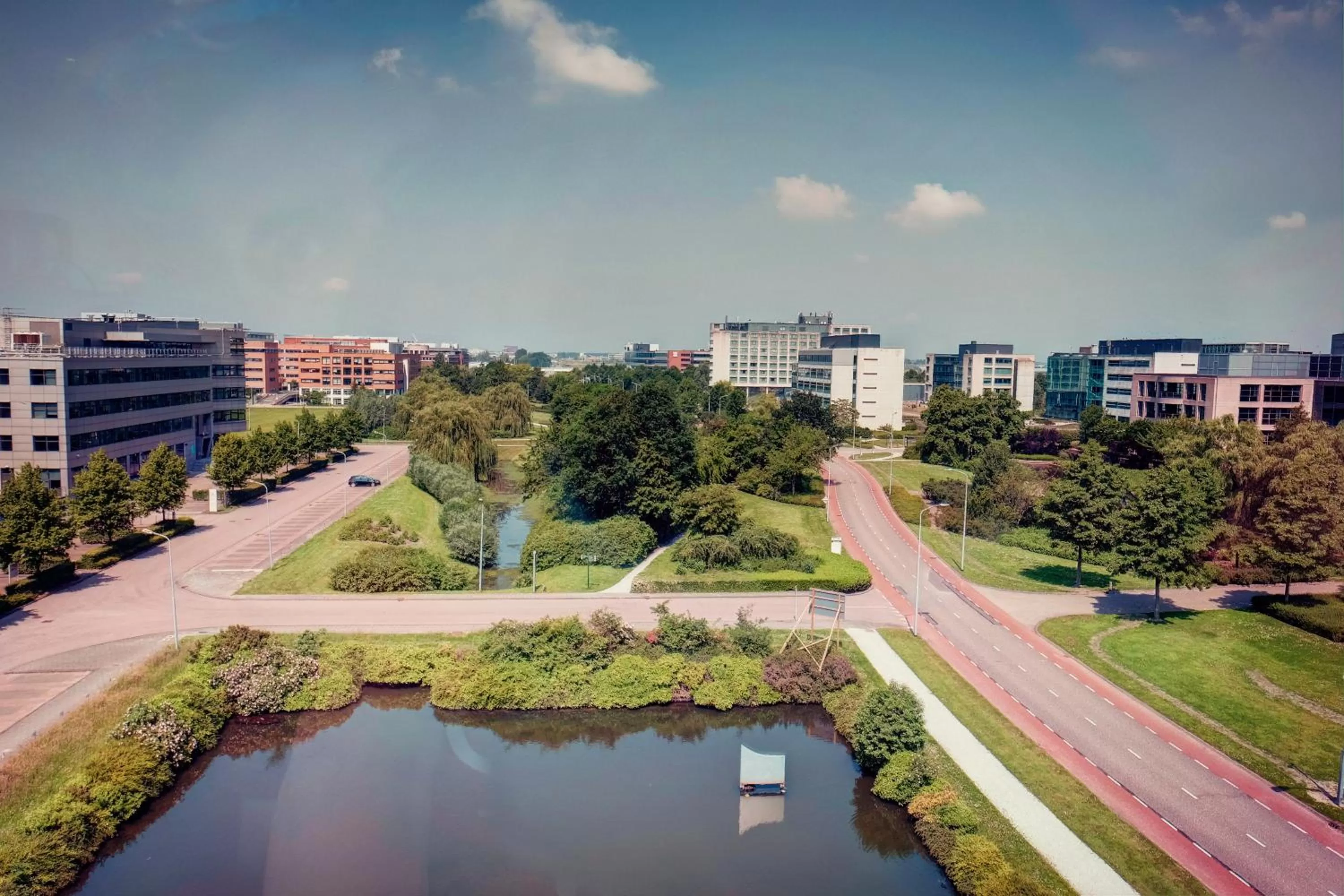 City view in Amedia Amsterdam Airport Schiphol, Trademark Collection by Wyndham