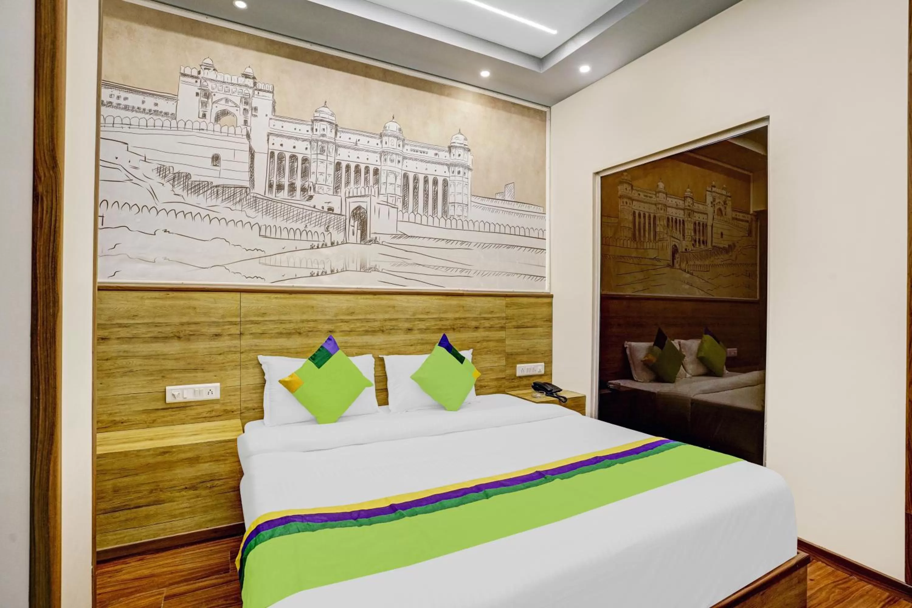 Bed in Treebo Trend Freedom Star, Vile Parle