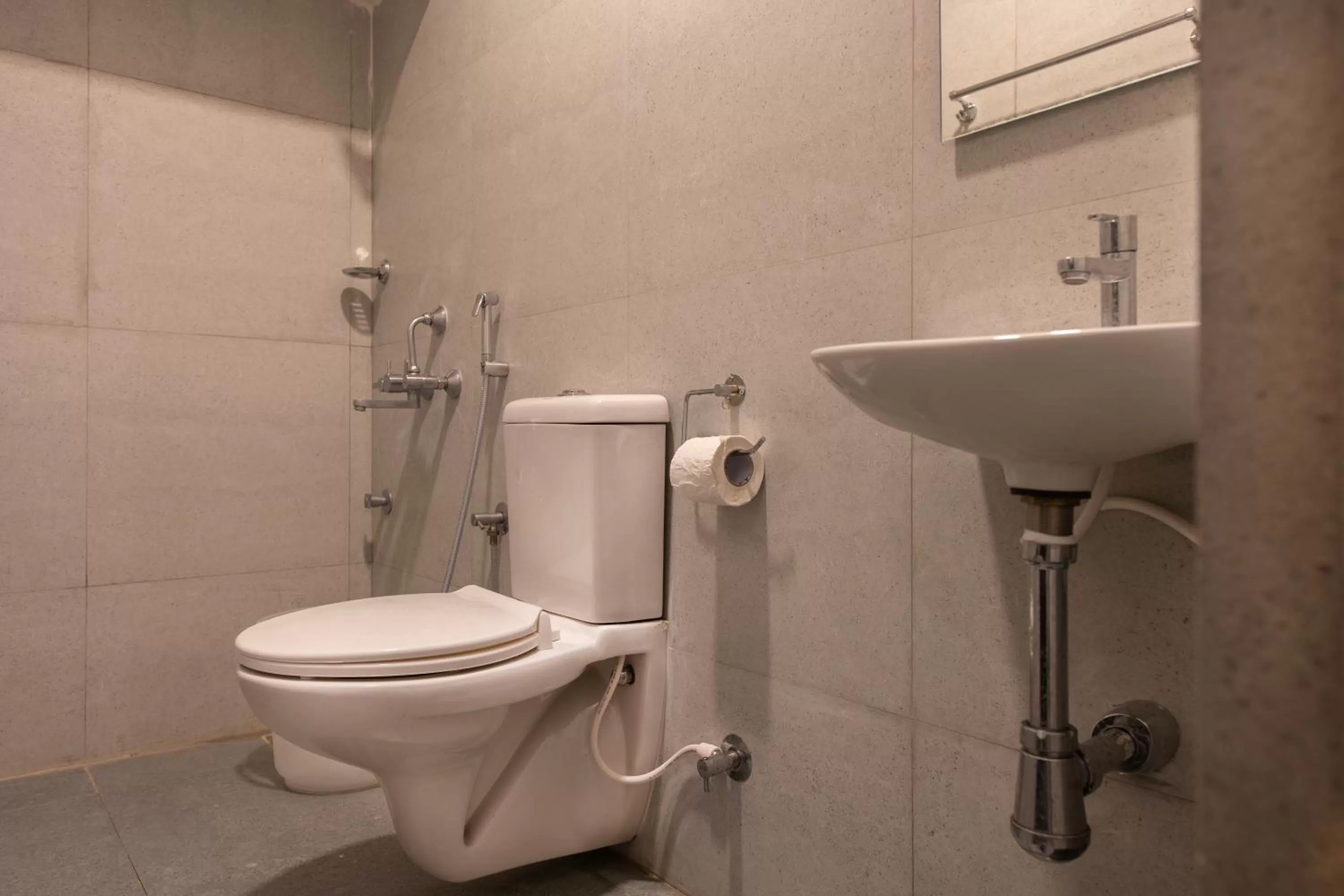 Bathroom in Convastay Prestige- Near Apollo Hospital & US Consulate