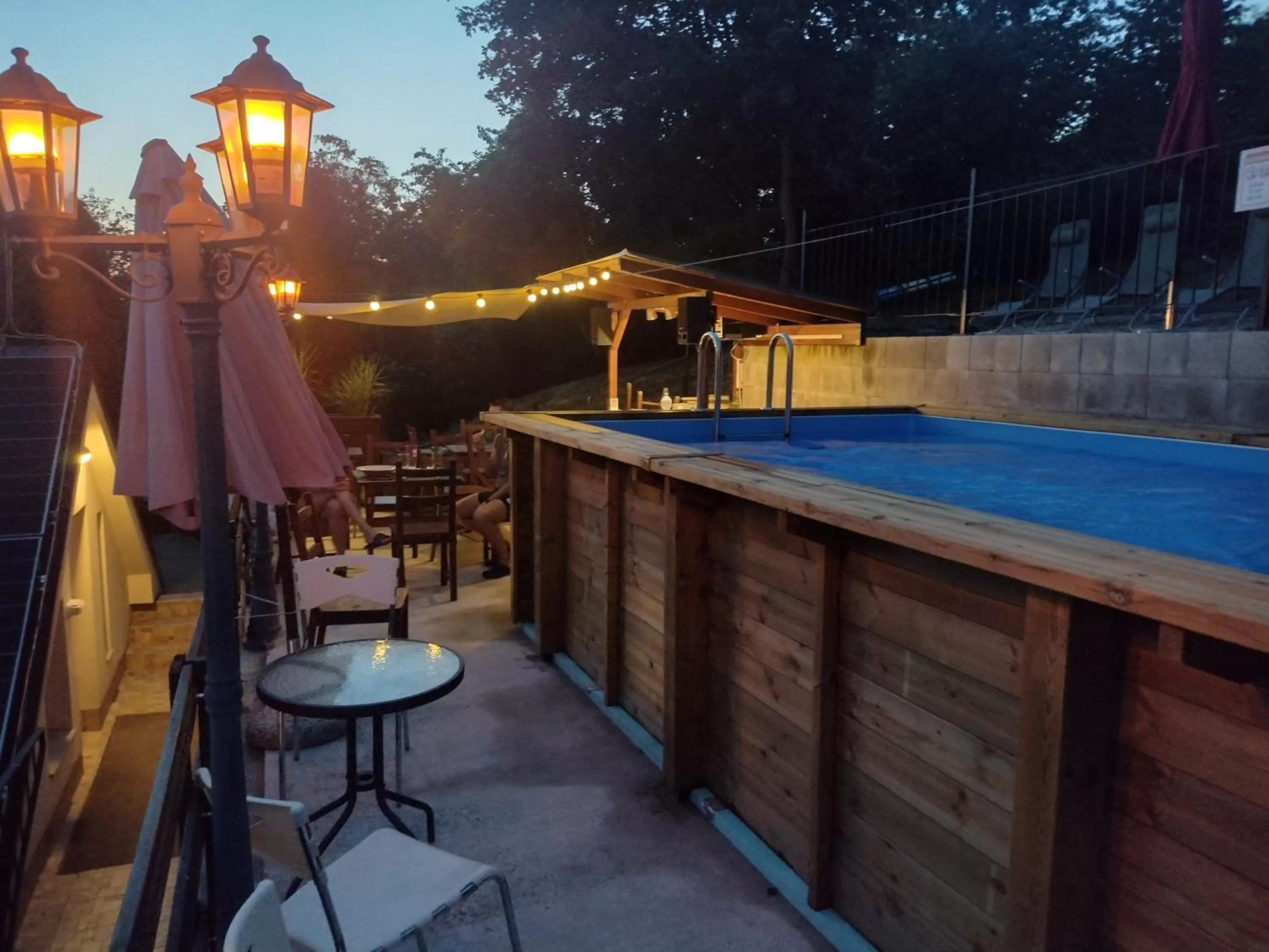 Balcony/Terrace in Spa & Pool Apartment Hotel - Restaurant VILLA IVICA