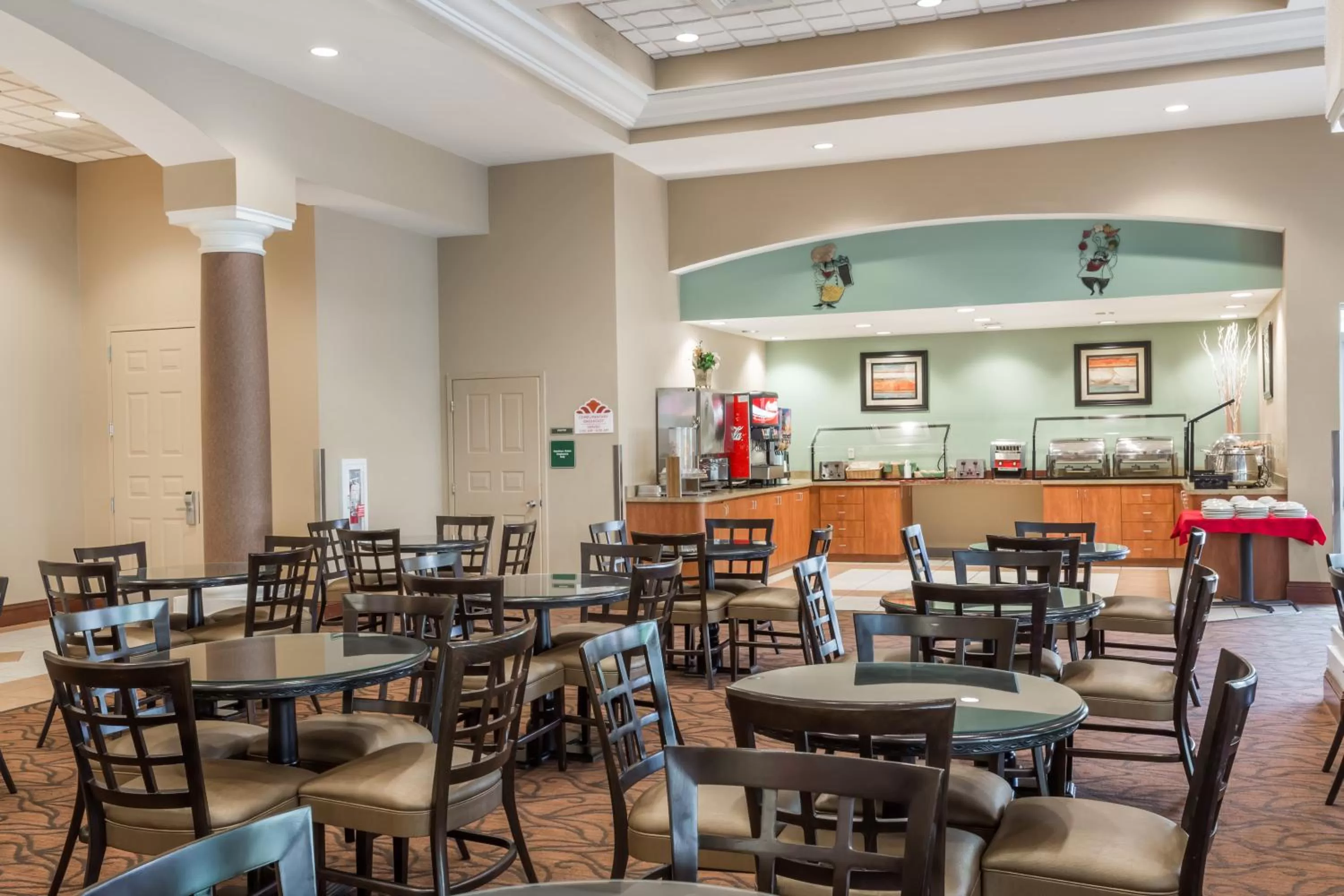 Continental breakfast in Hawthorn Suites by Wyndham Lake Buena Vista, a staySky Hotel & Resort