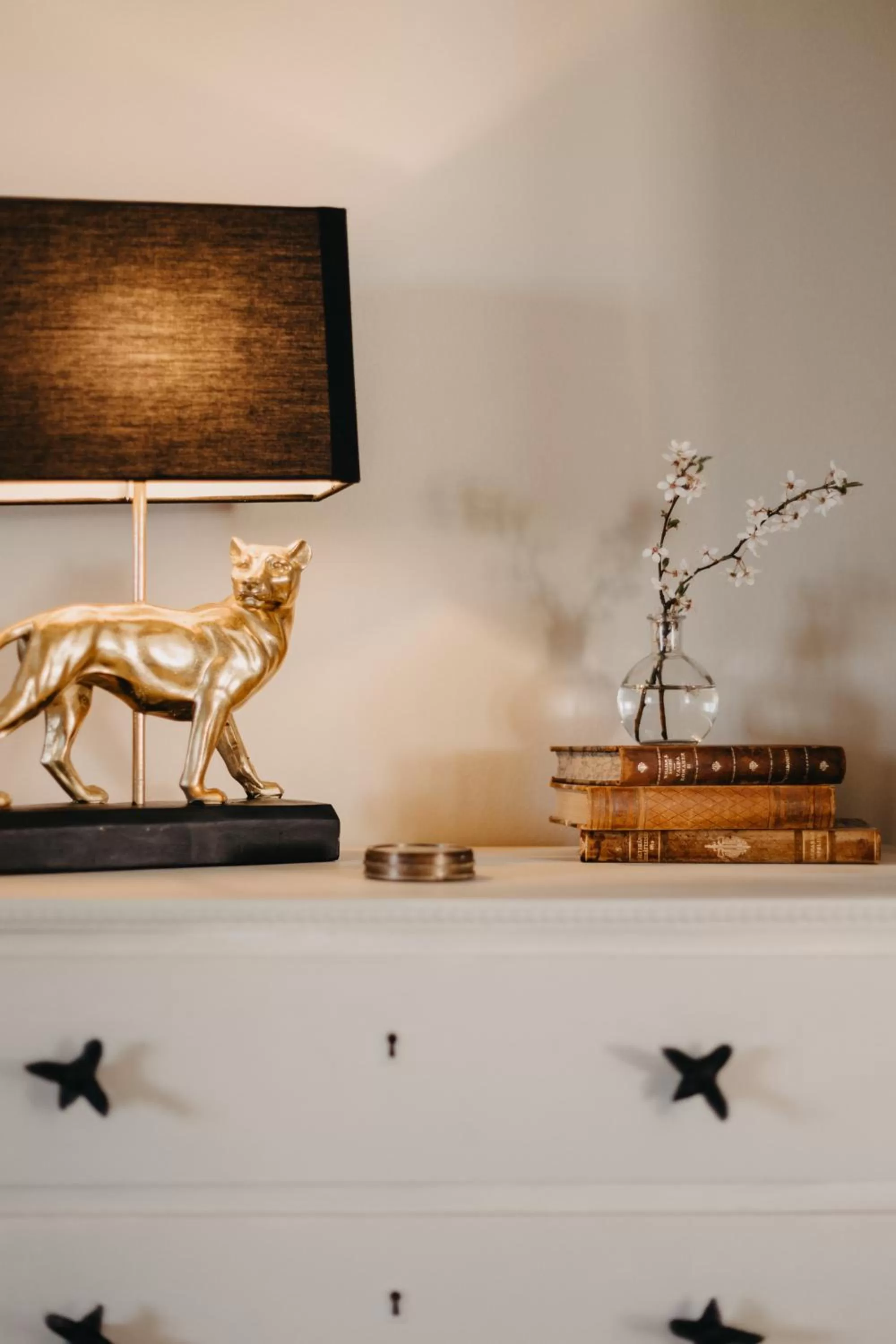 Decorative detail, TV/Entertainment Center in Sköllengården