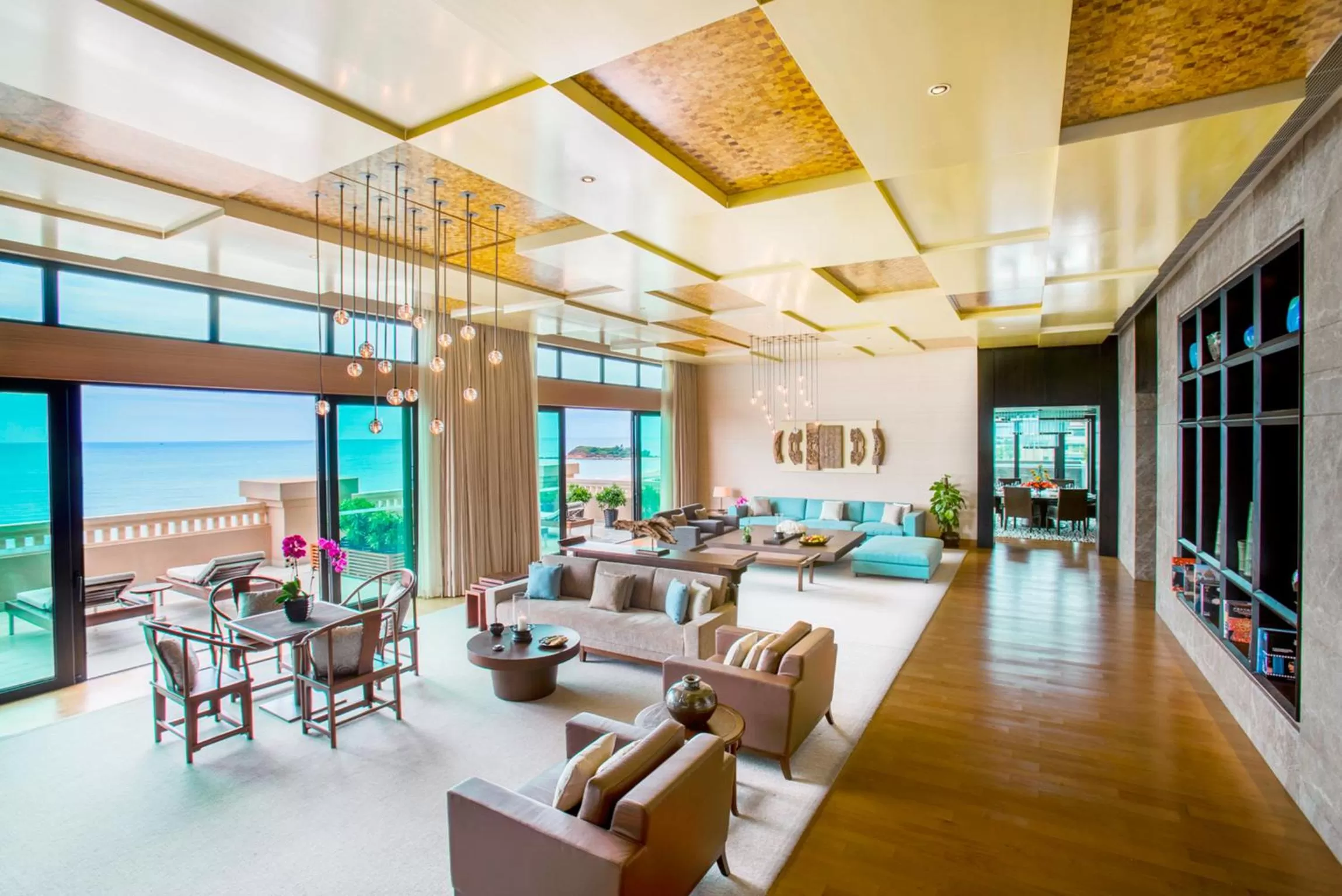 Lobby or reception in Raffles Hainan Clear Water Bay