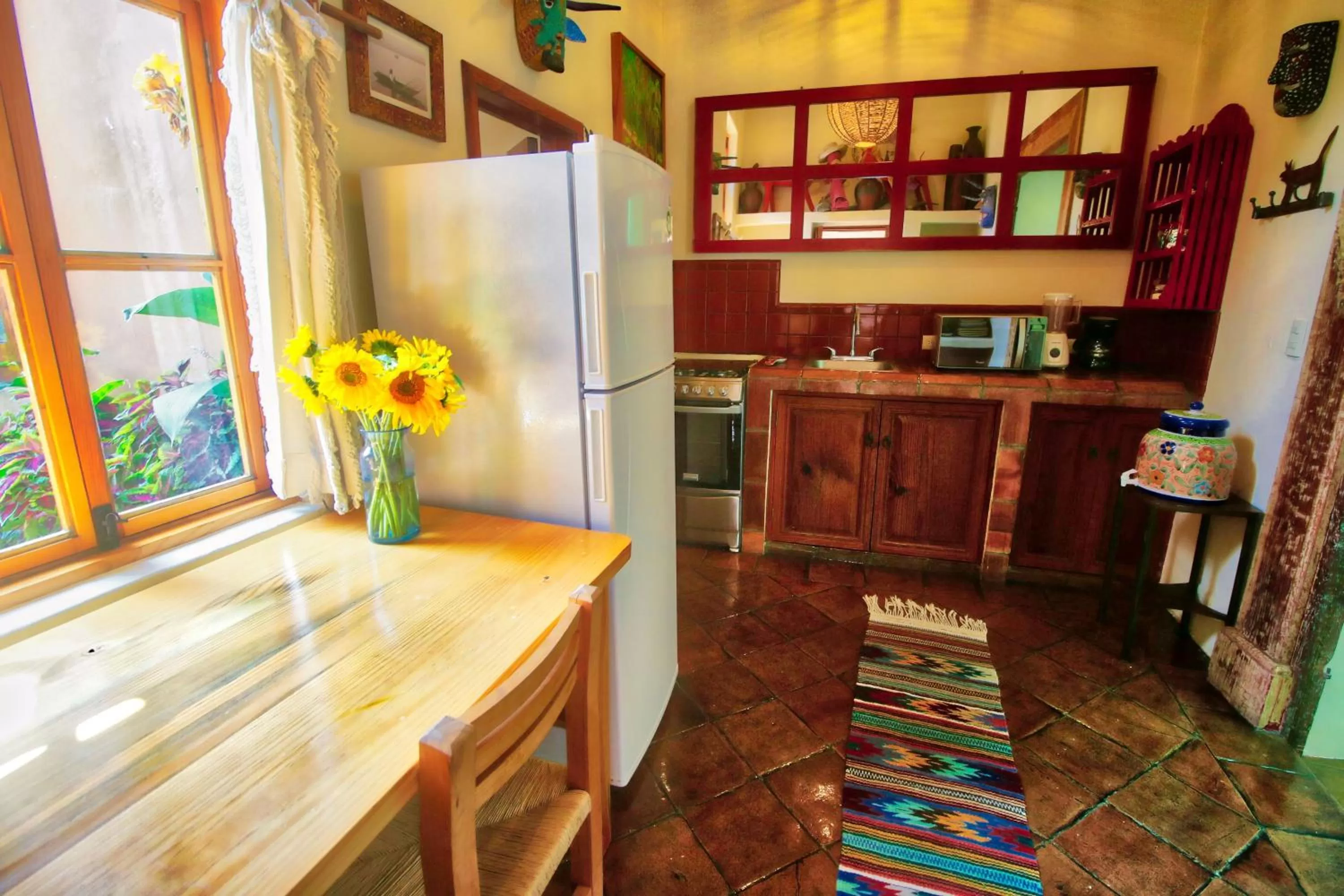 Kitchen or kitchenette in Hotel Casa Encantada