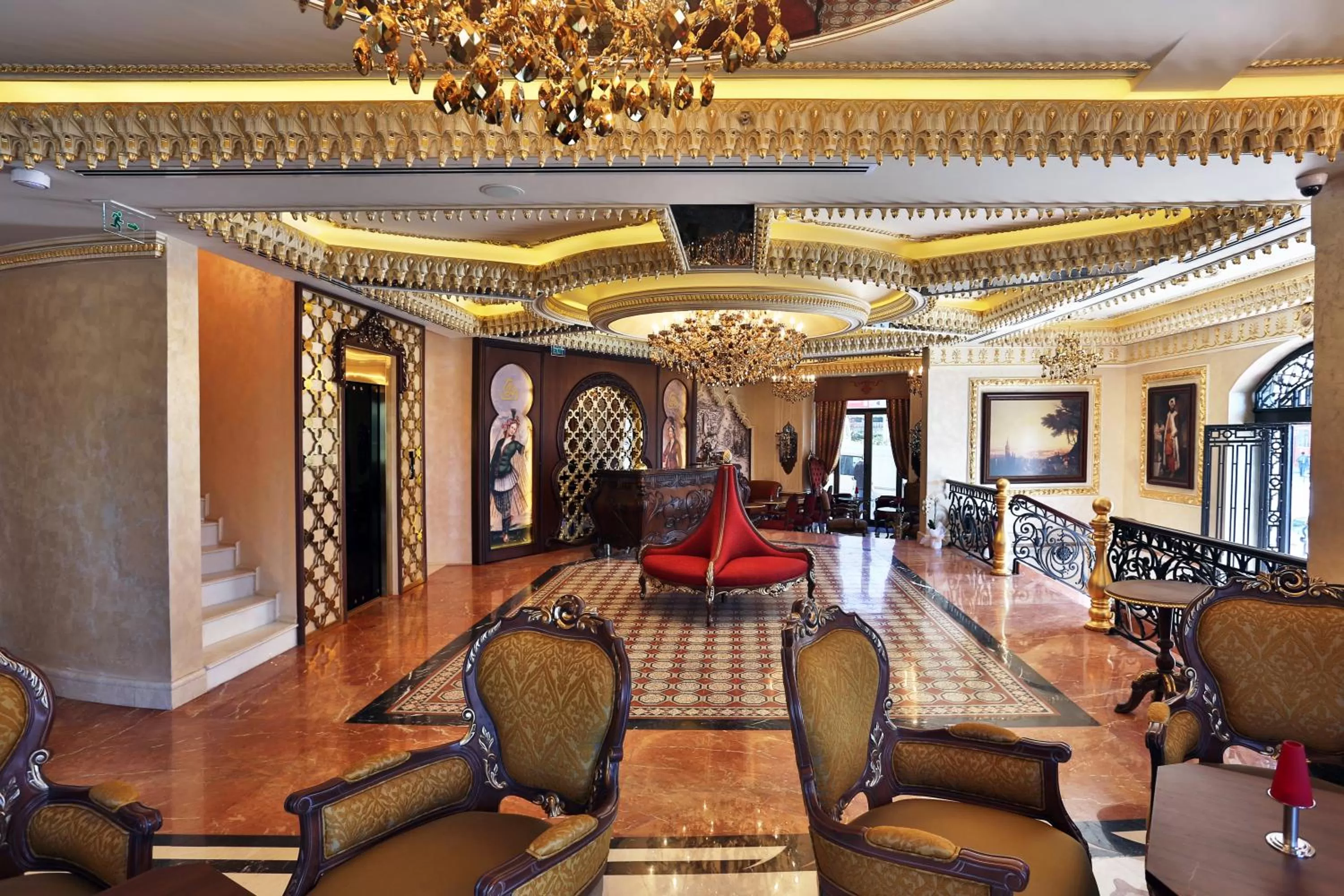 Lobby or reception in Daru Sultan Hotels Galata