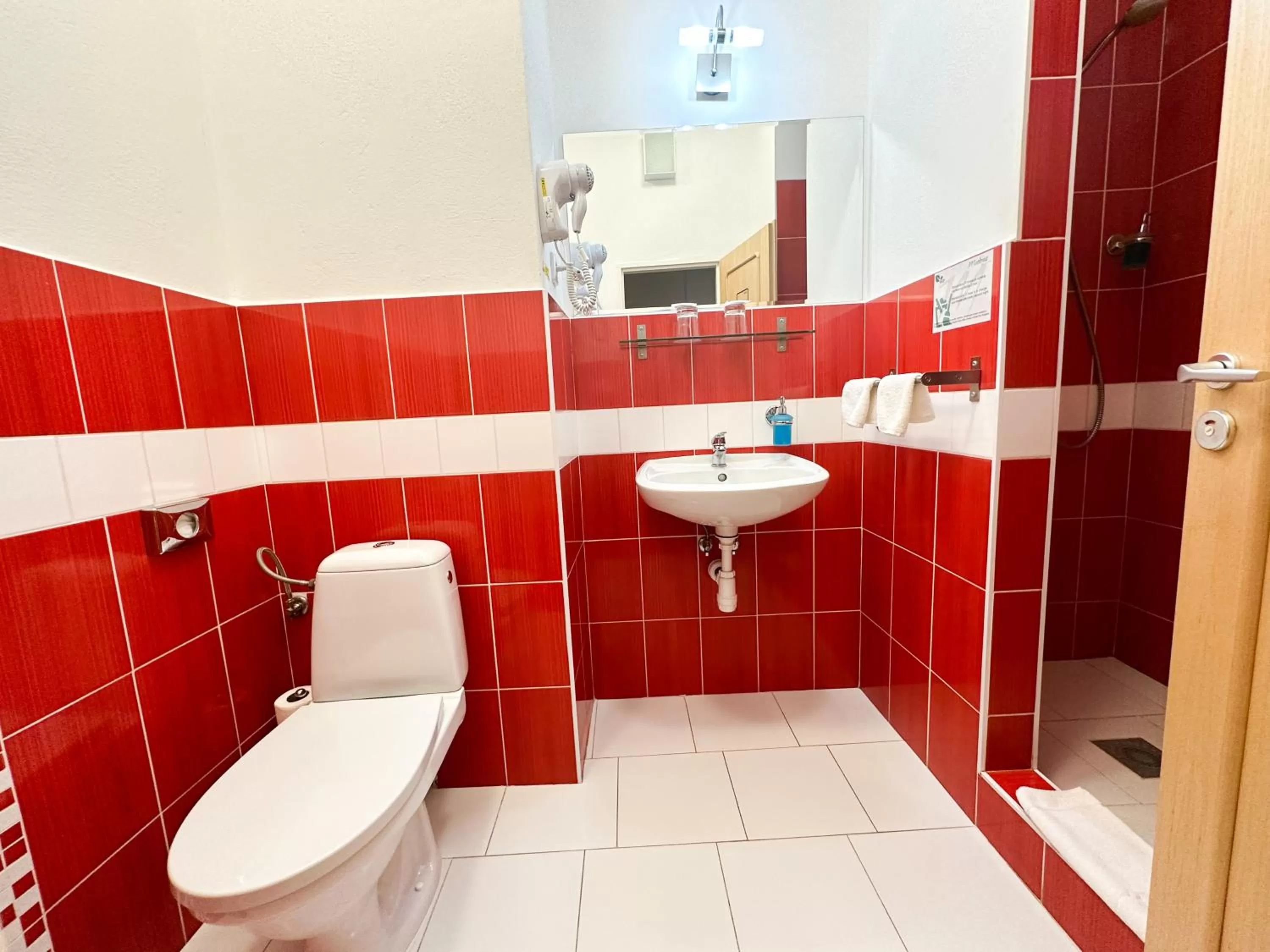 Shower in Hotel Modena