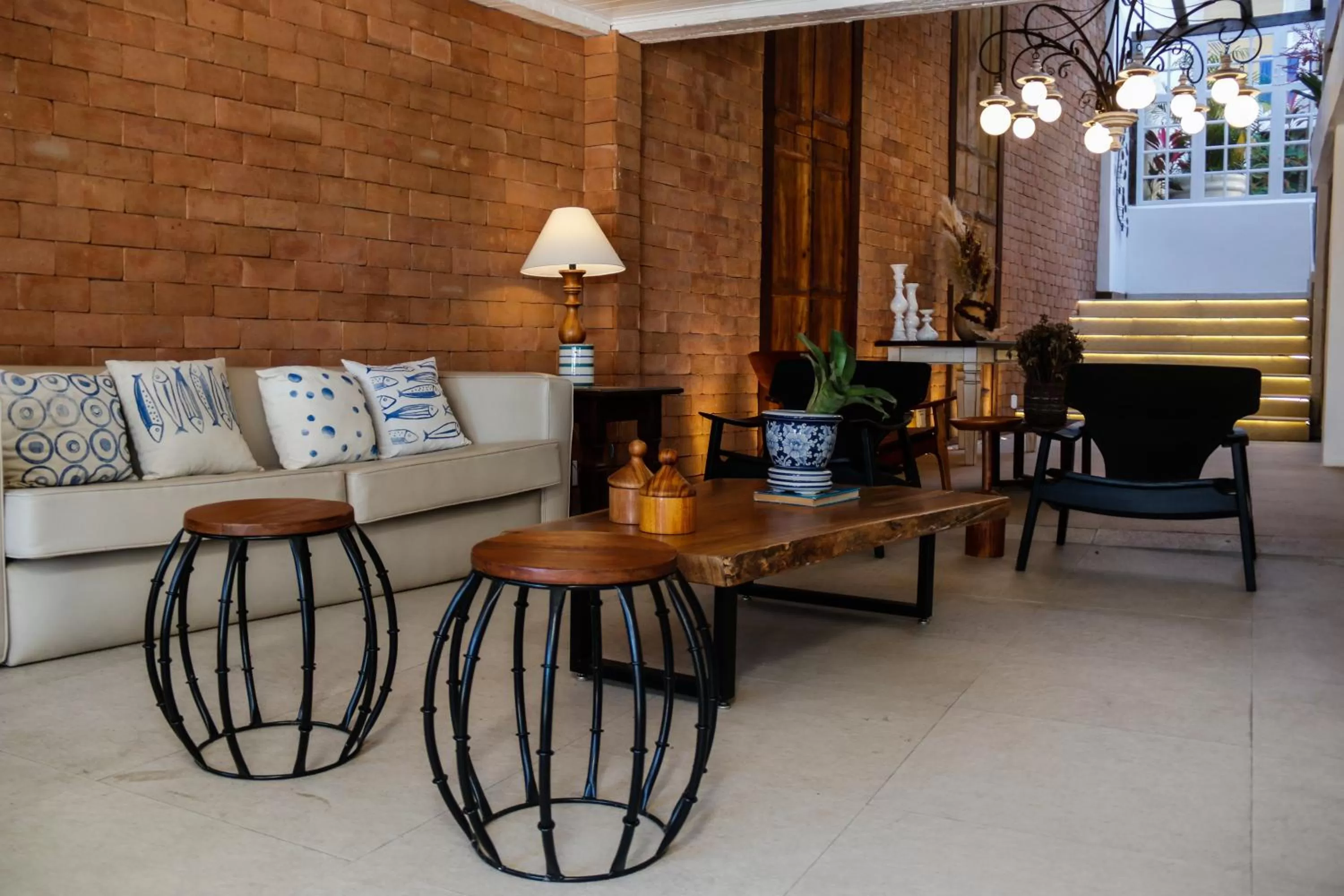 Living room in Pousada Baía Bonita