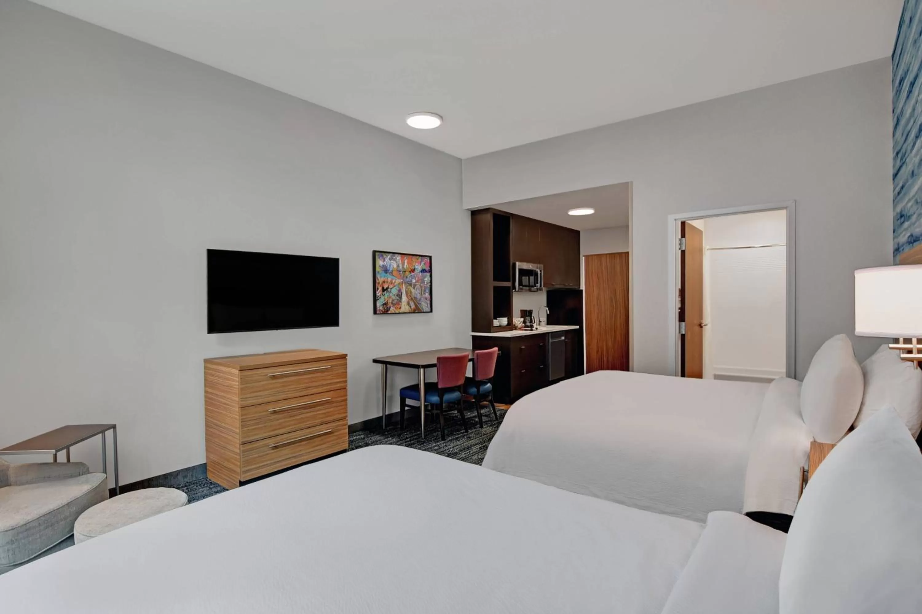 Bedroom, Bed in TownePlace Suites by Marriott Cincinnati Downtown