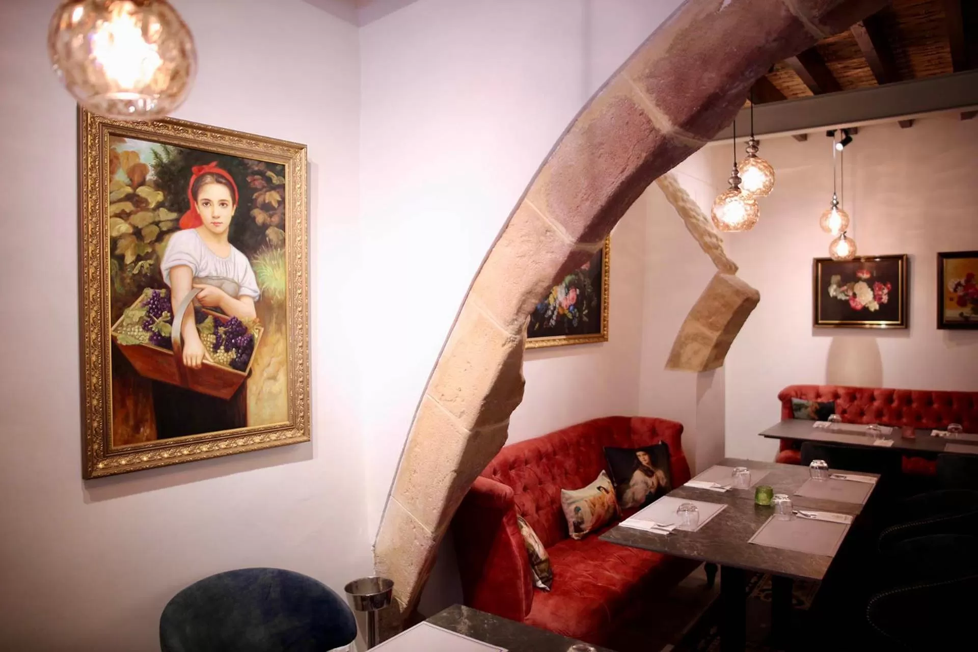 Seating area in Madama Residence