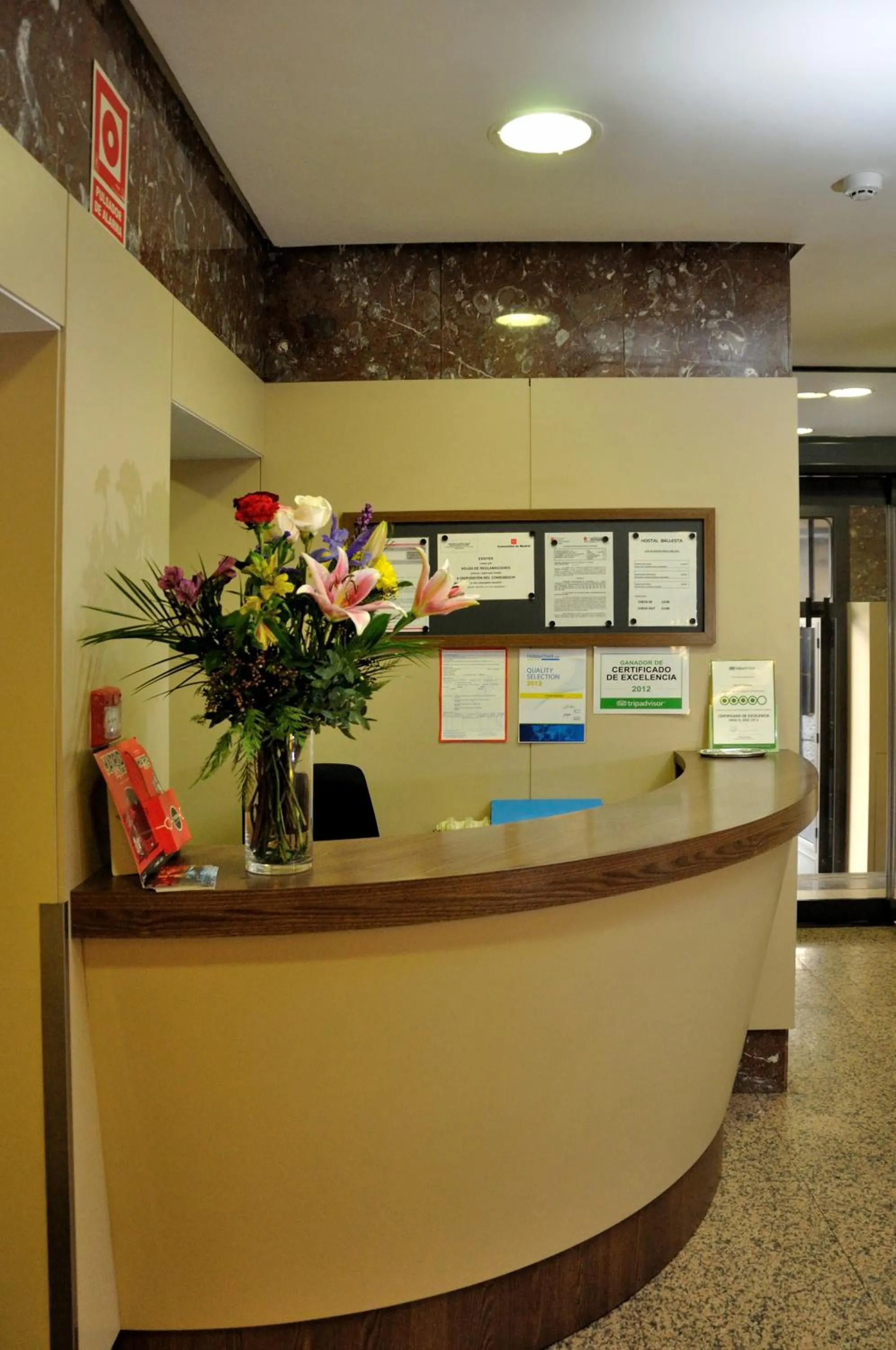 Lobby or reception in Hostal Ballesta