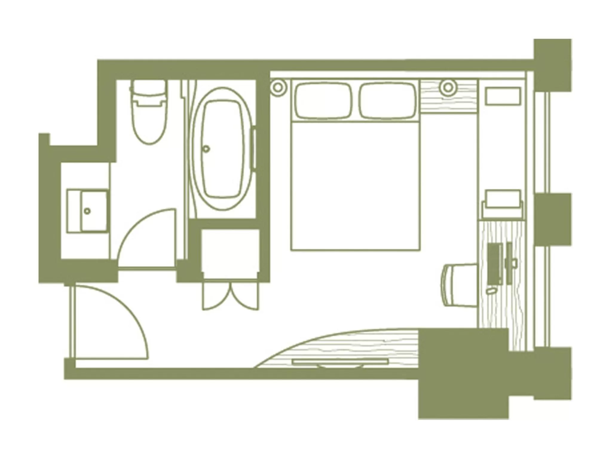 Photo of the whole room in Nagoya JR Gate Tower Hotel