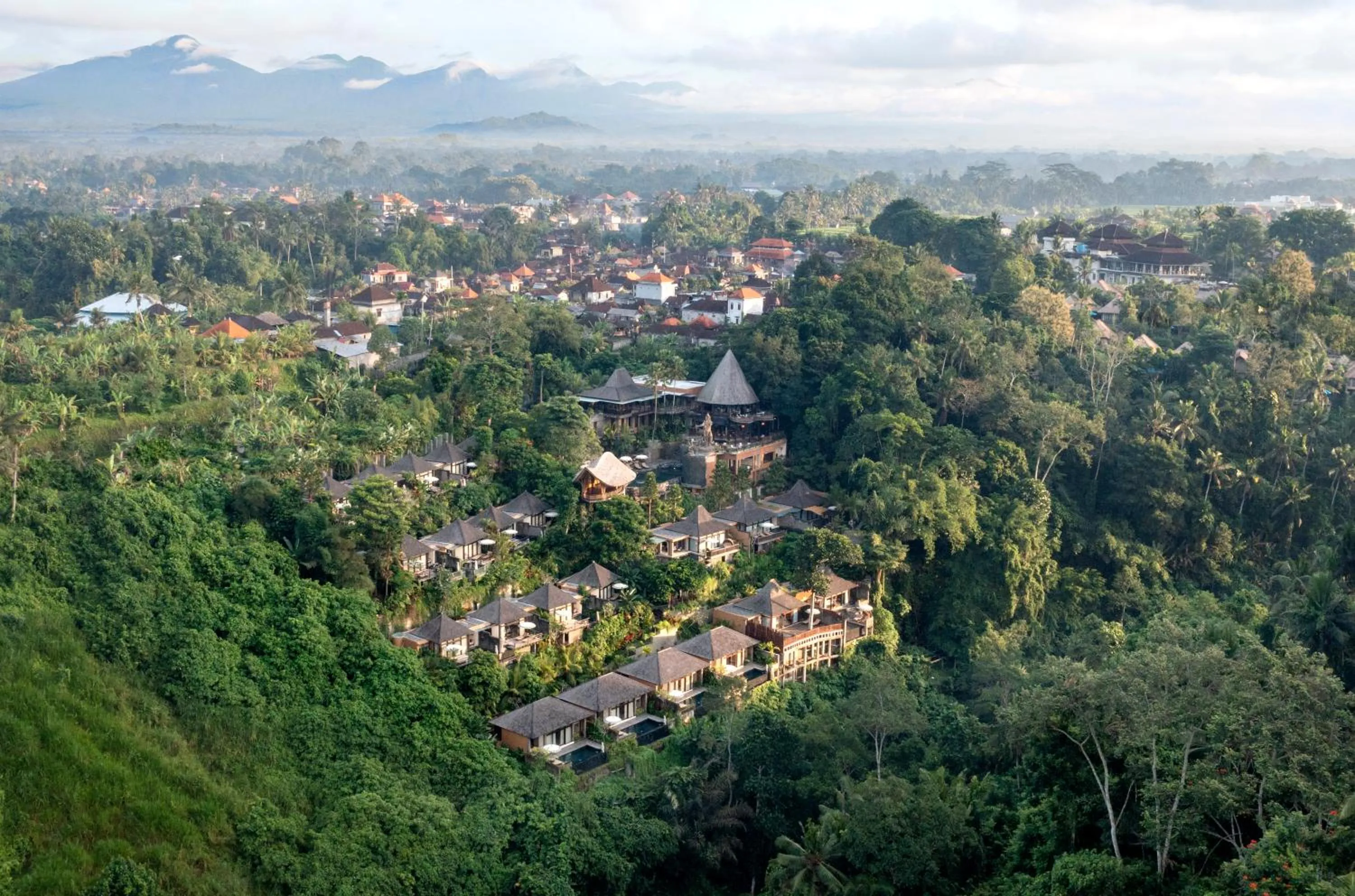 Natural landscape in The Kayon Valley Resort