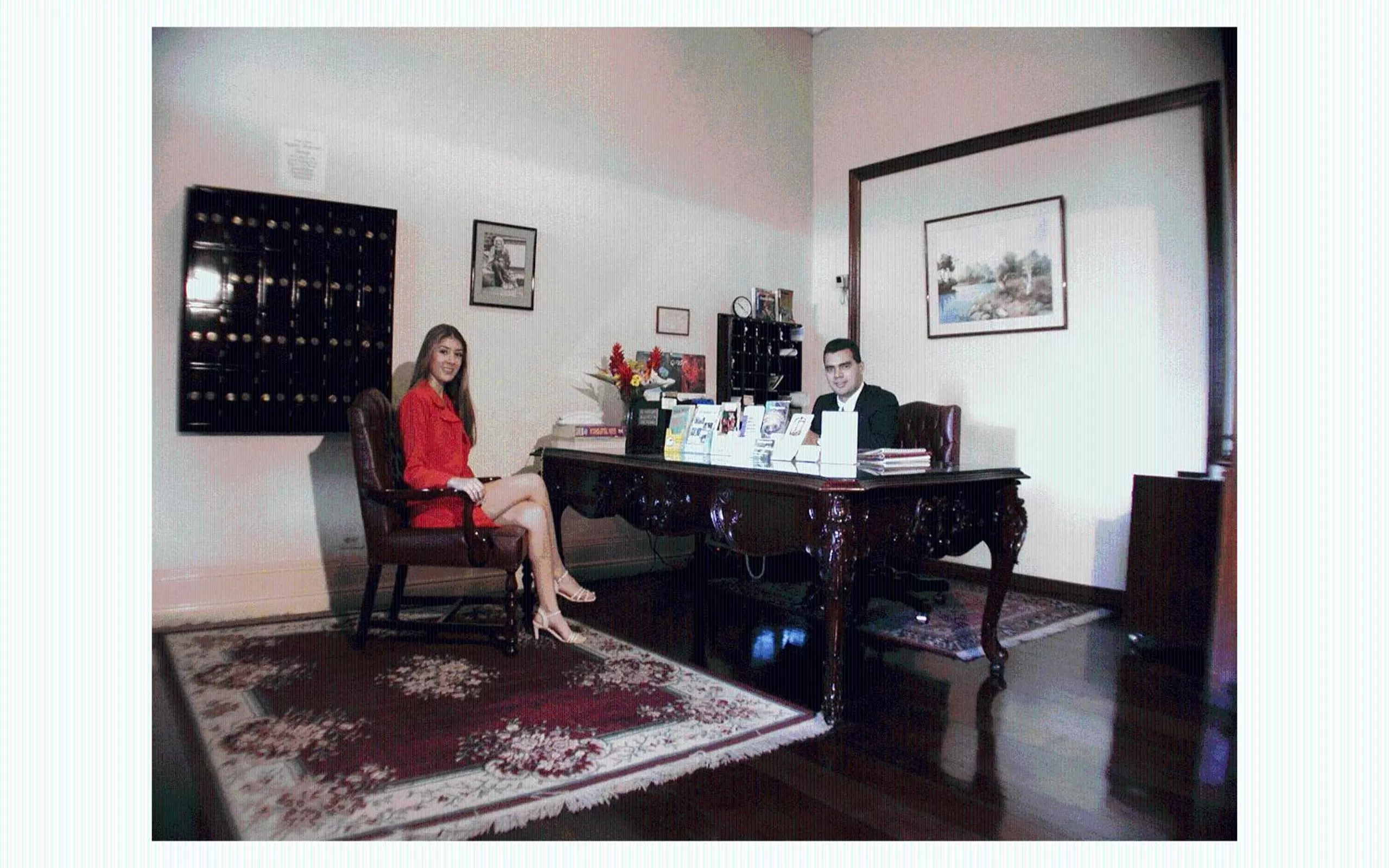 Lobby or reception in Hotel Santo Tomas / Historical Property