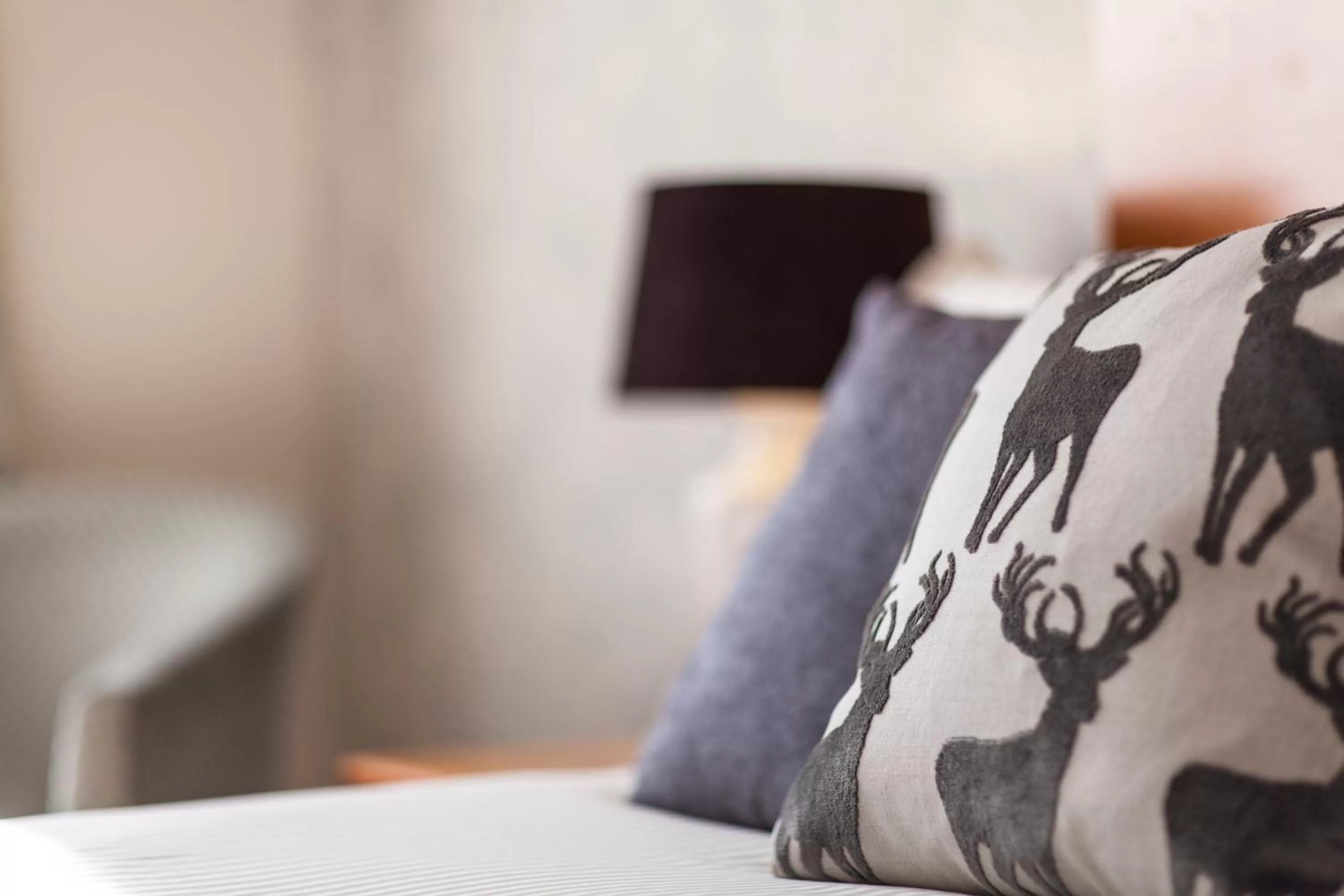 Decorative detail, Bed in Flackley Ash Country House Hotel