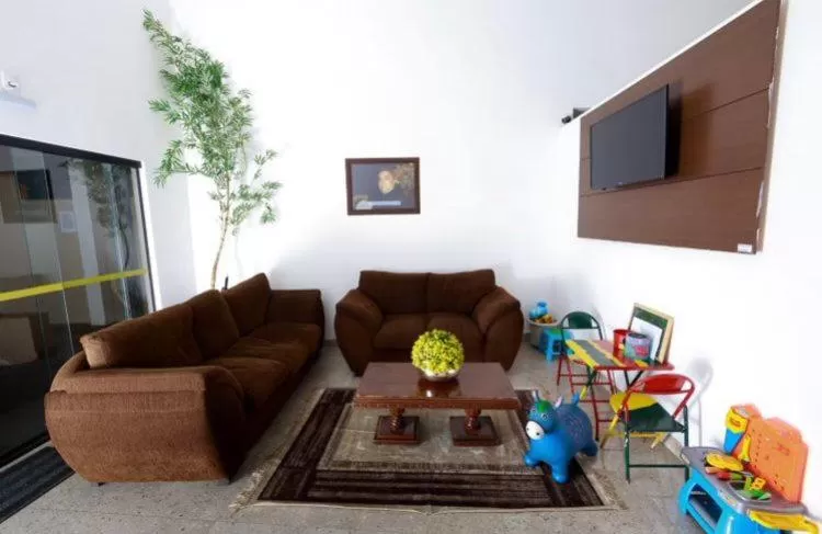 Living room in Hotel Portela II - Av Principal e a 500m do Thermas dos Laranjais