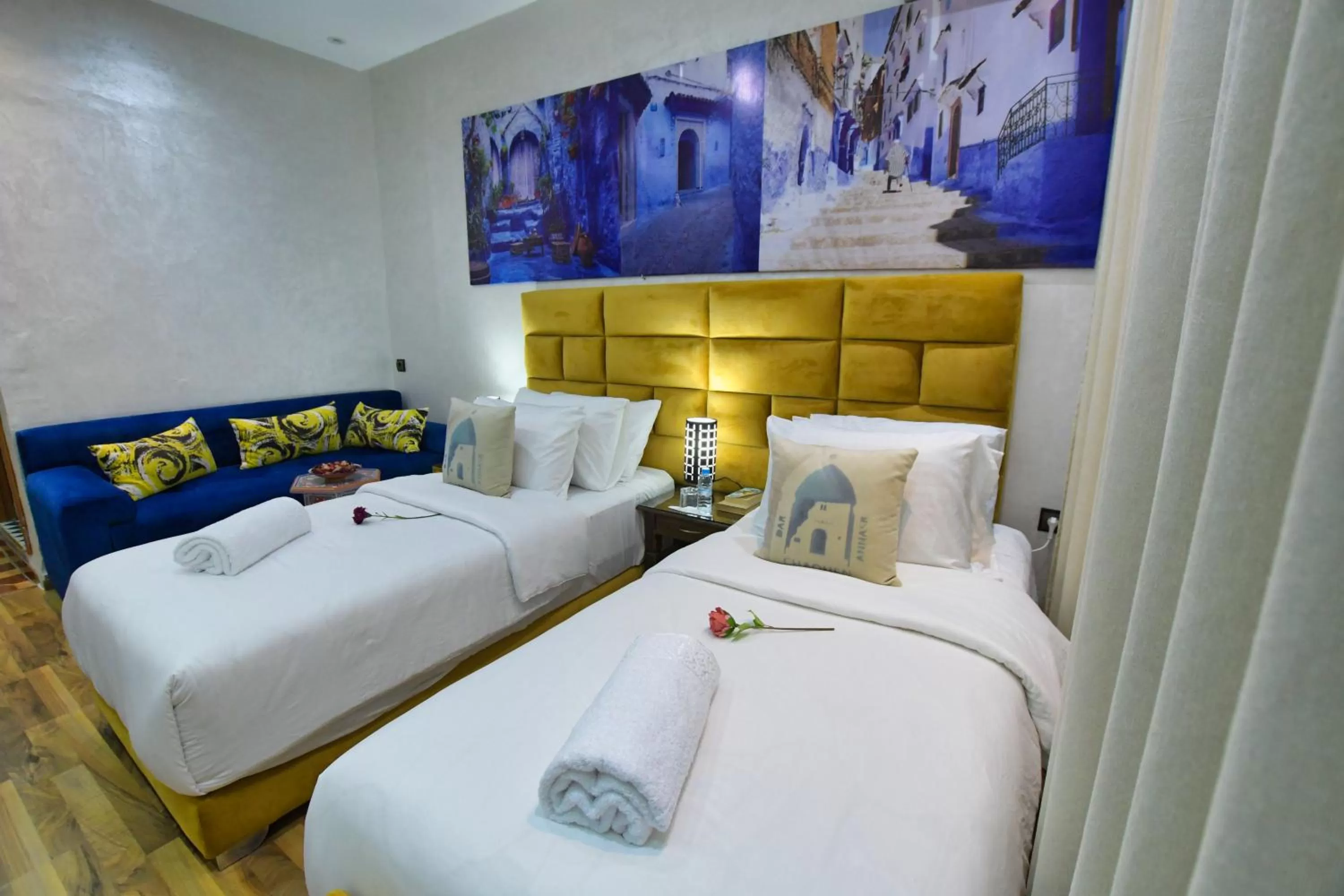 Bed in Hotel Dar Annasr