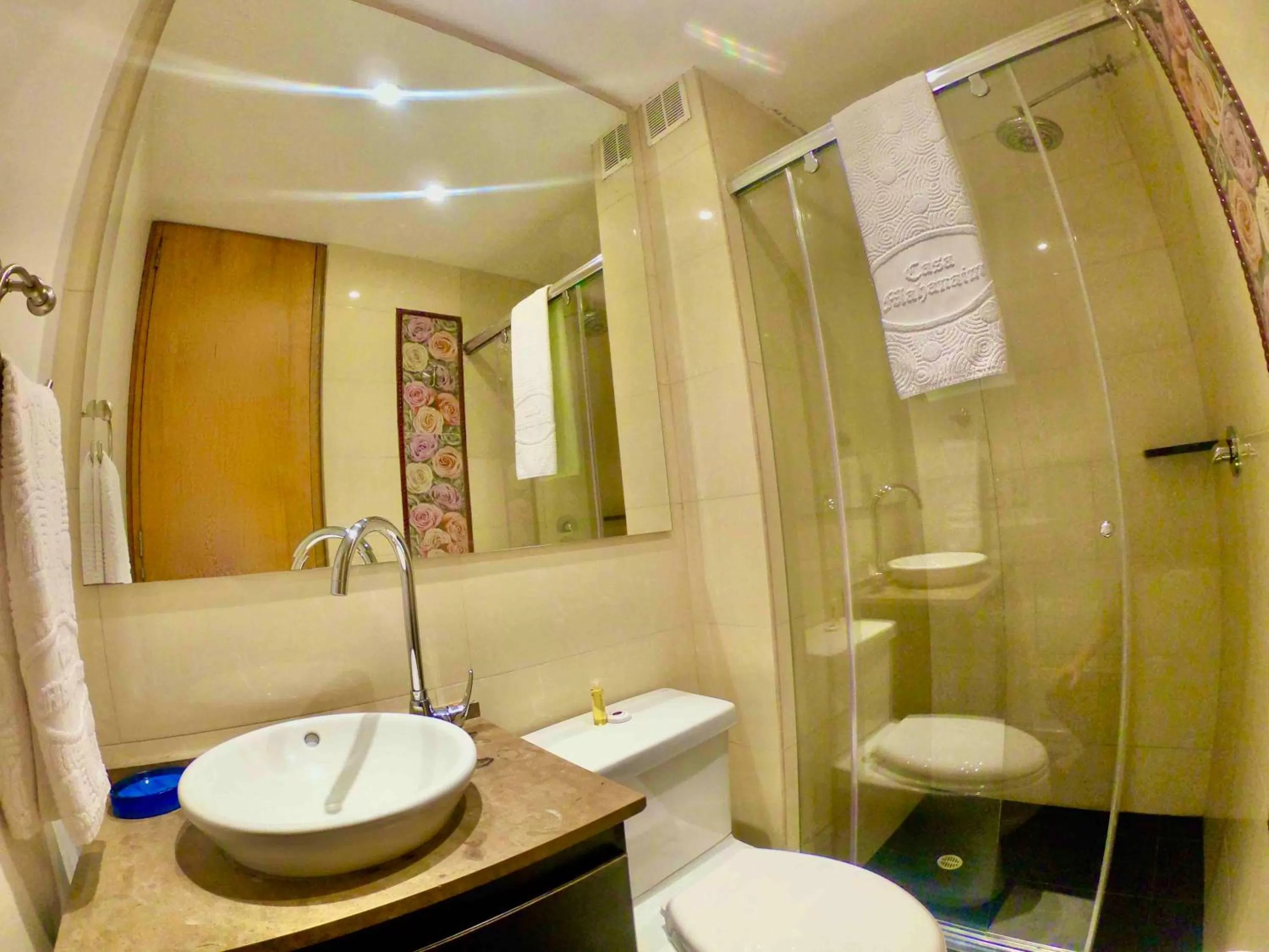 Bathroom in Hotel Casa Mahanaim Colferias, Bogotá