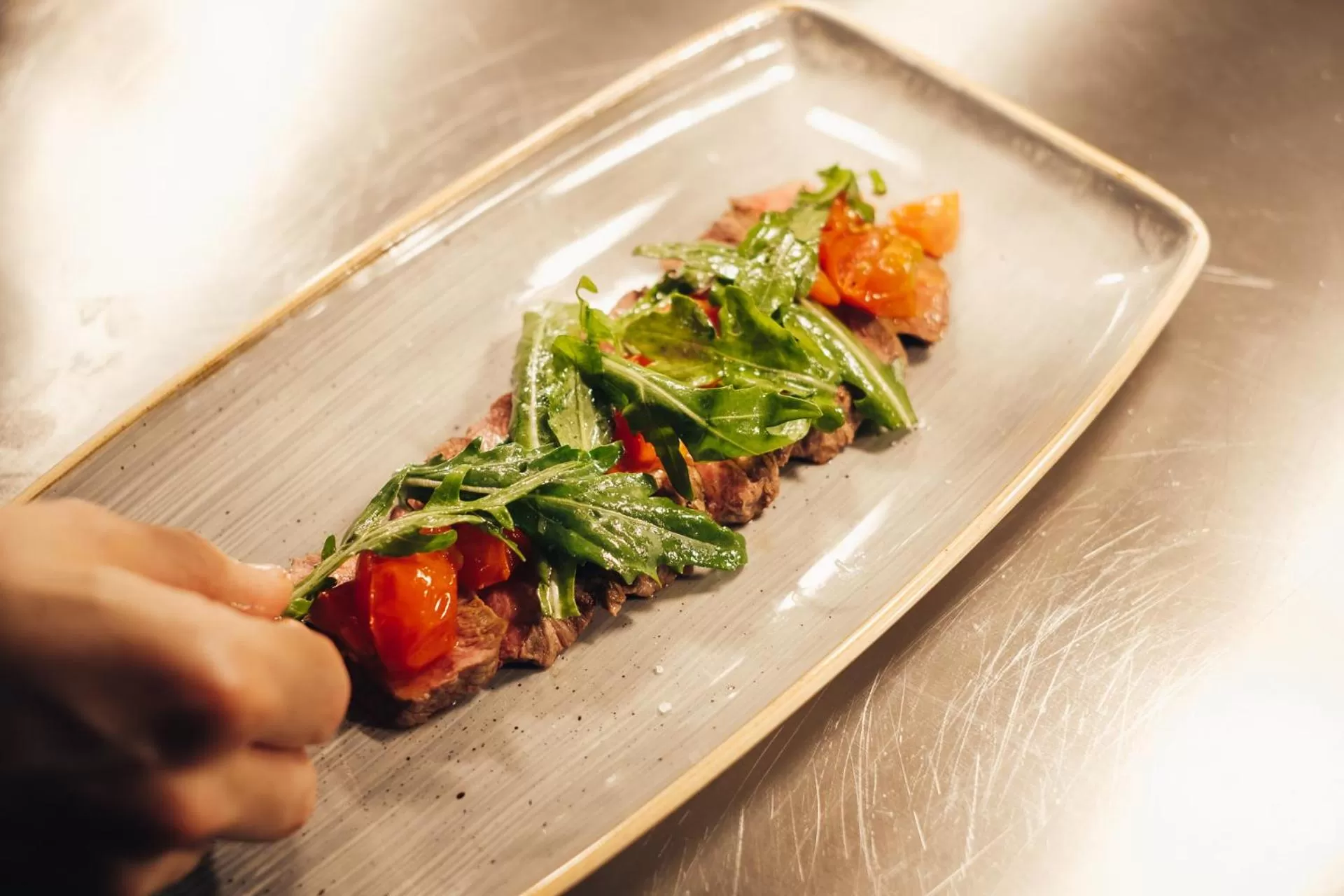 Food close-up in VILOTEL - Hotel & Restaurant