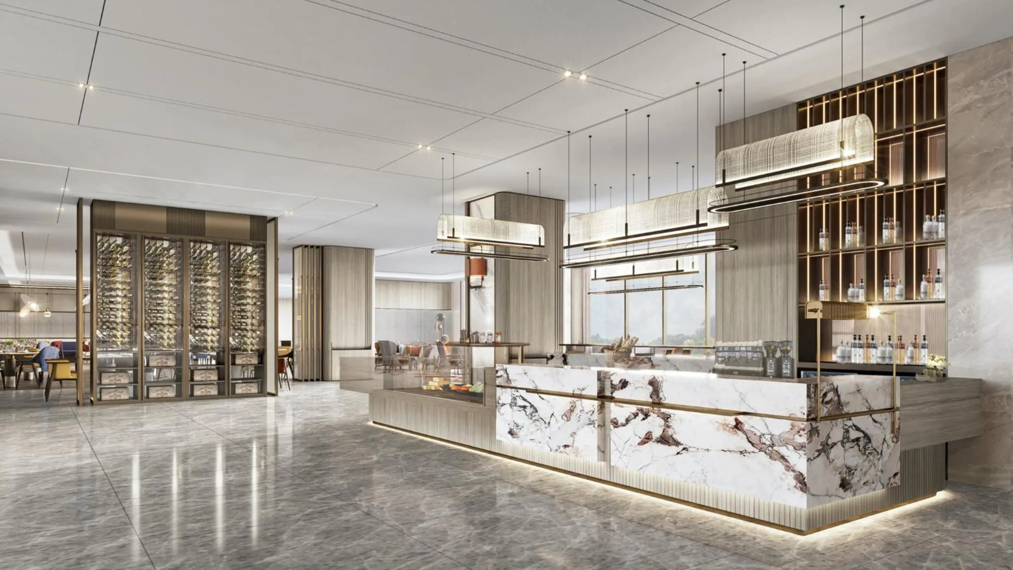 Lounge or bar in Crowne Plaza Shanghai Jinxiu by IHG