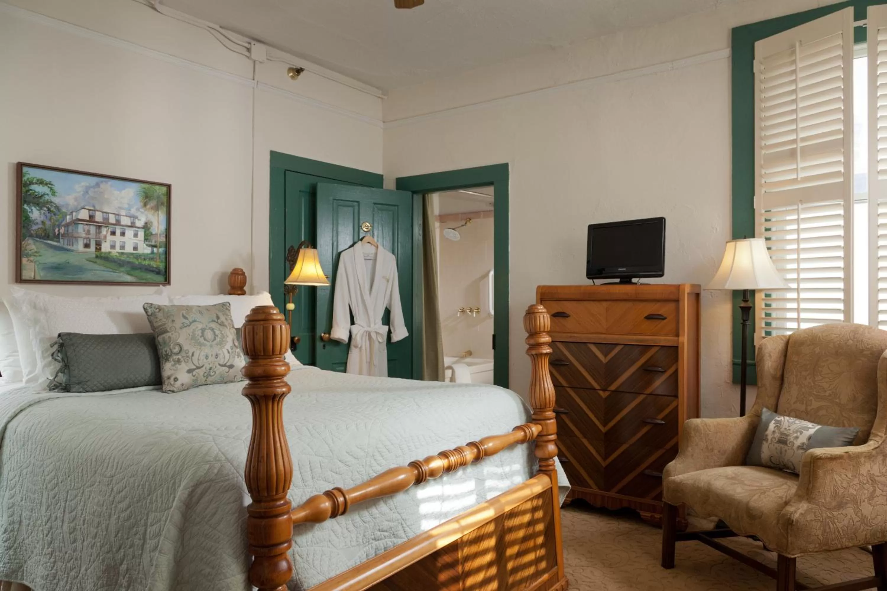 Bed in St. Francis Inn - Saint Augustine