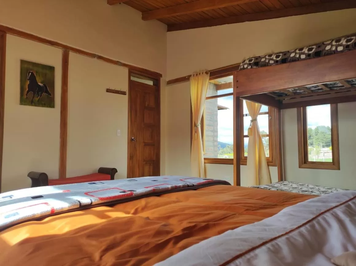 Bed in Ruta de los volcanes "Casa de campo"