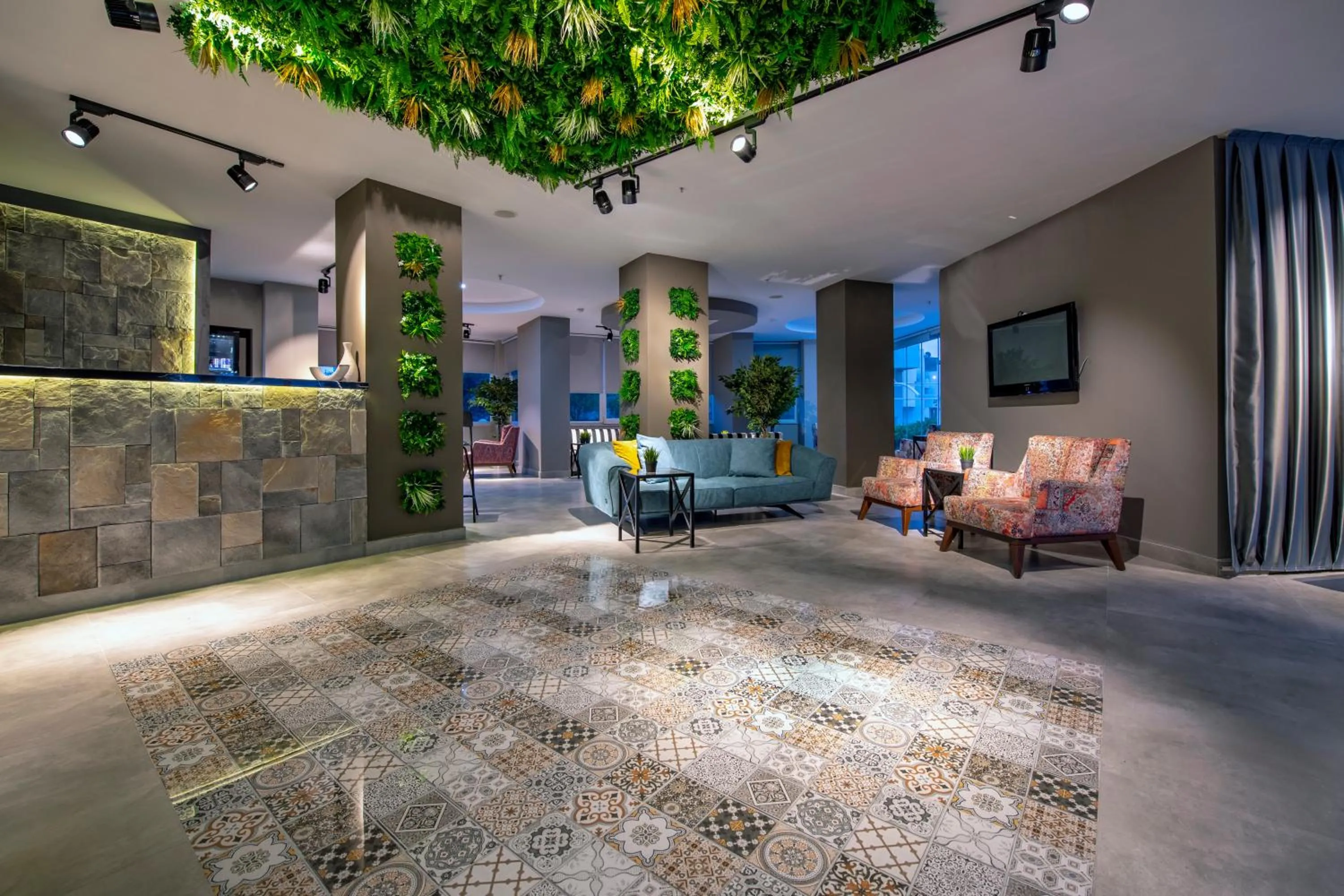 Lobby or reception in Tourist Hotel