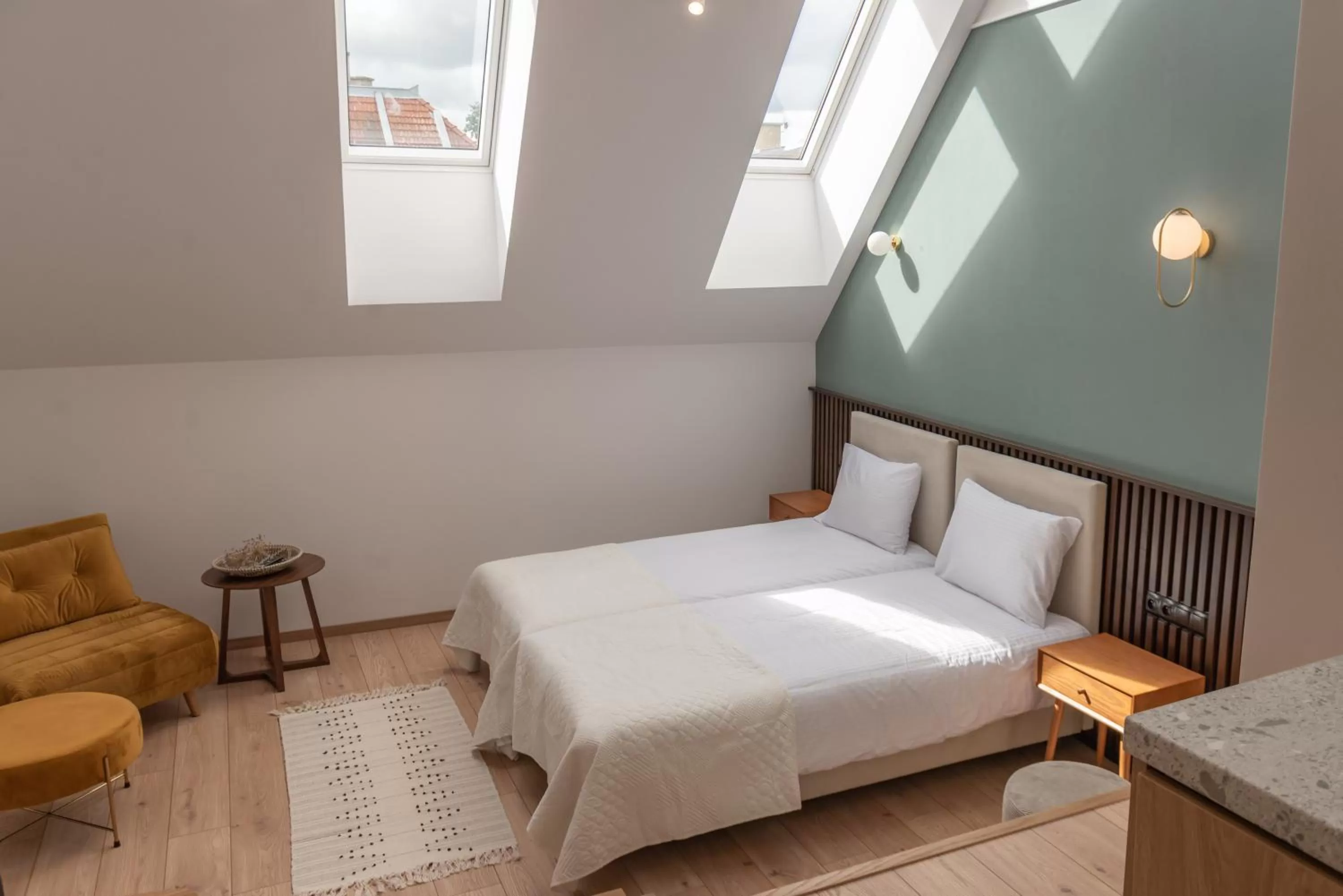 Bedroom, Bed in Monciak55 Sopot Apartments