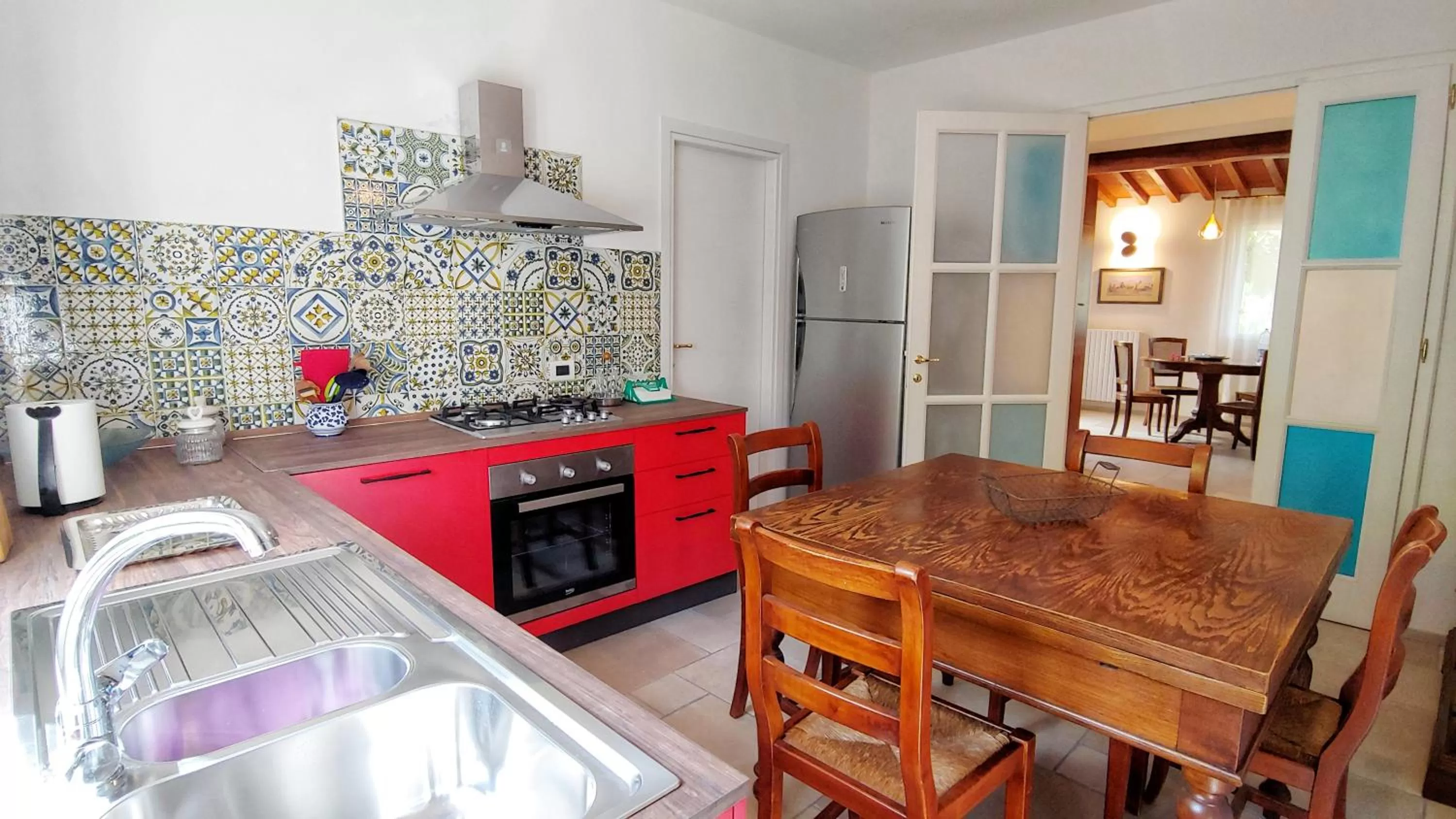 Kitchen or kitchenette in Torrebianca Tuscany