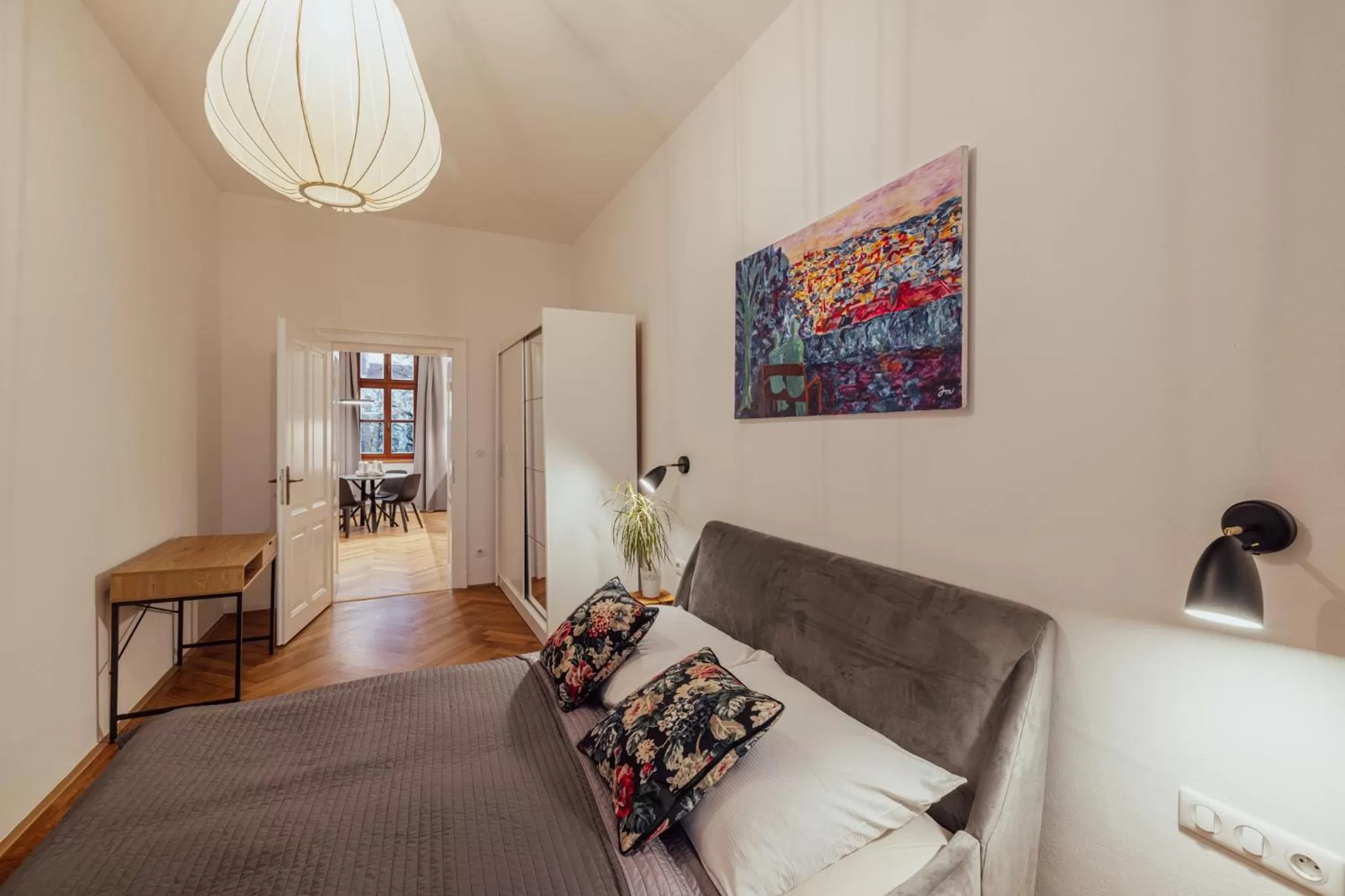 Bedroom, Bed in Apartmány Marienhof