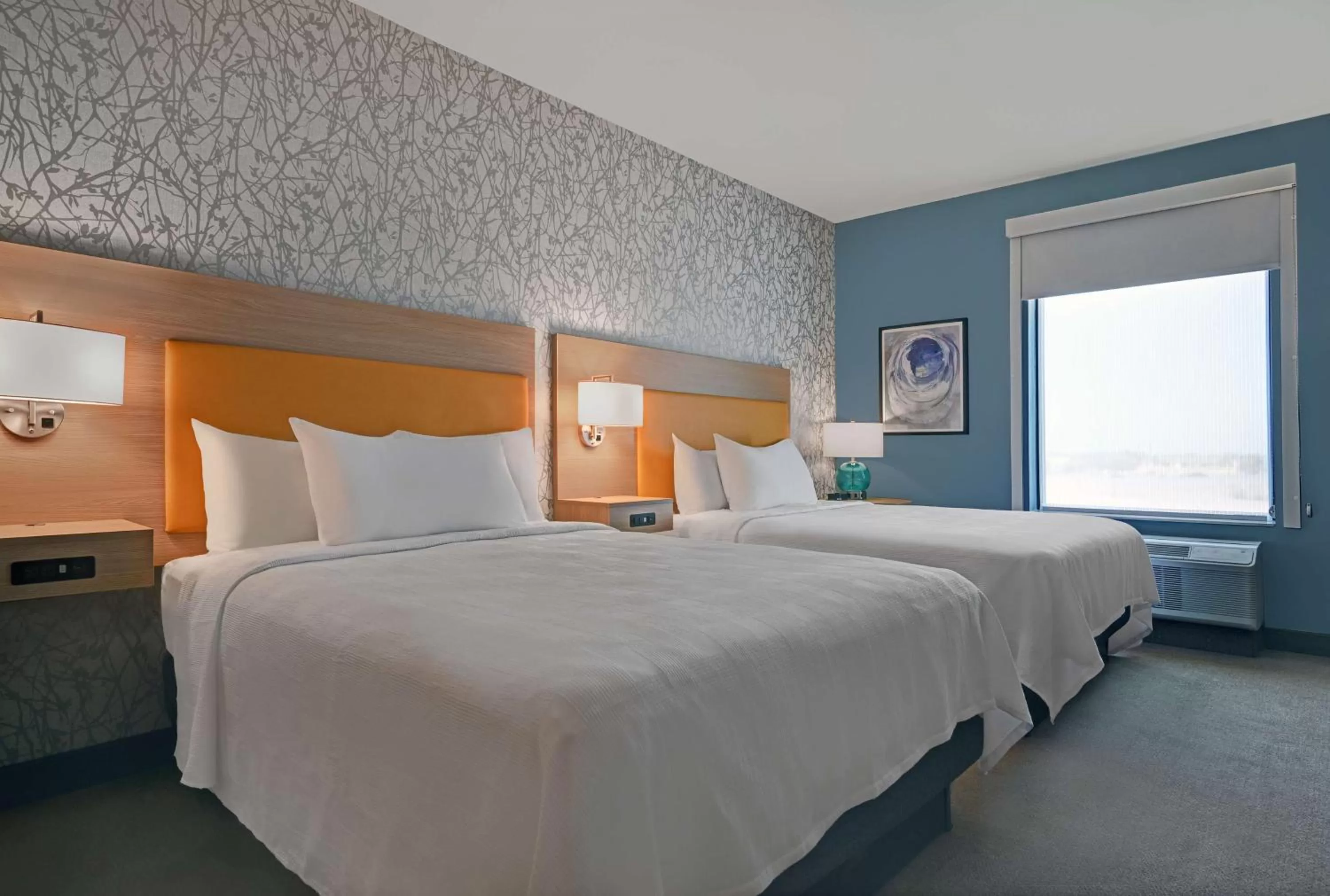 Bed in Home2 Suites By Hilton Tracy, Ca