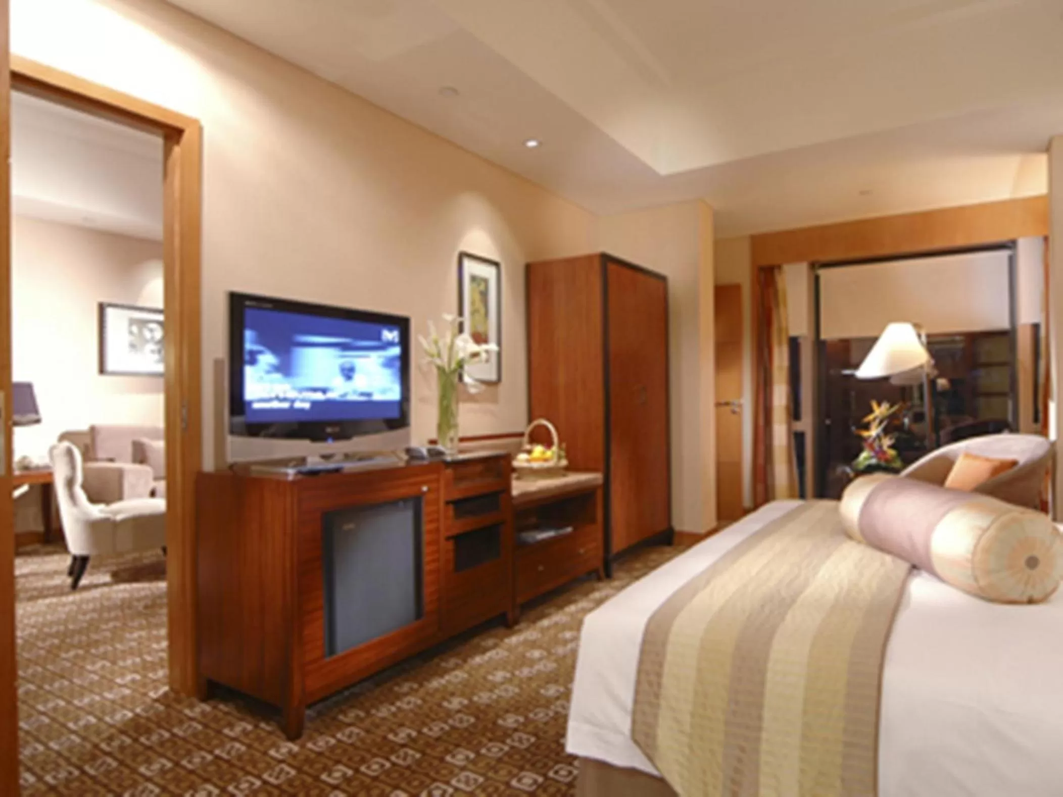 Bed in Park Plaza Beijing Wangfujing