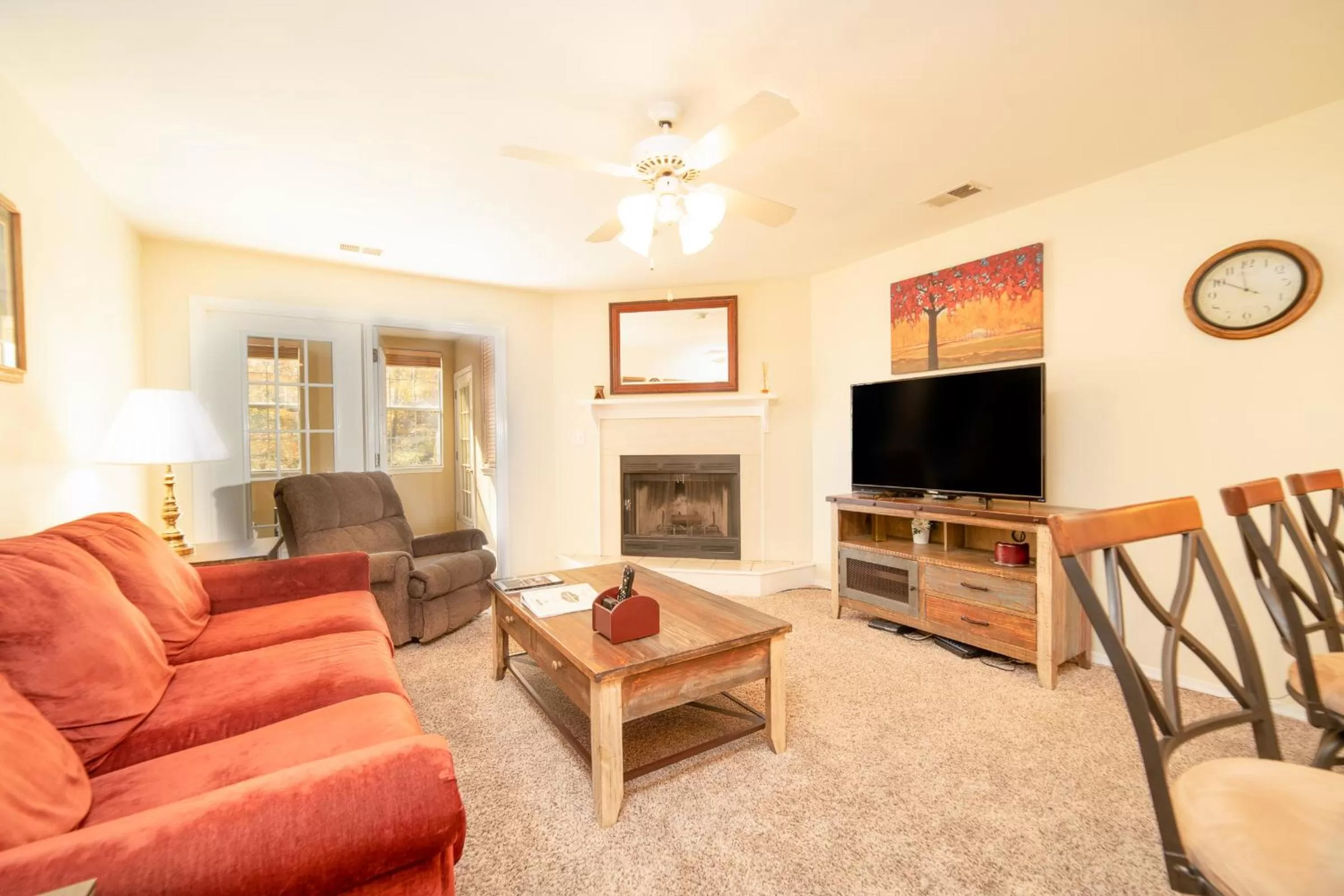 Living room in Pointe Royale Golf Resort