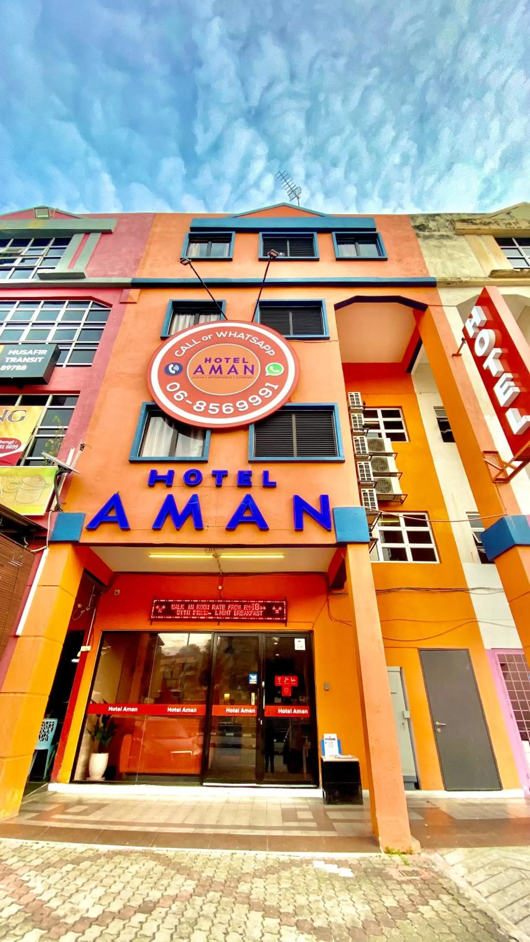 Property logo or sign in Hotel Aman- Nilai & KLIA